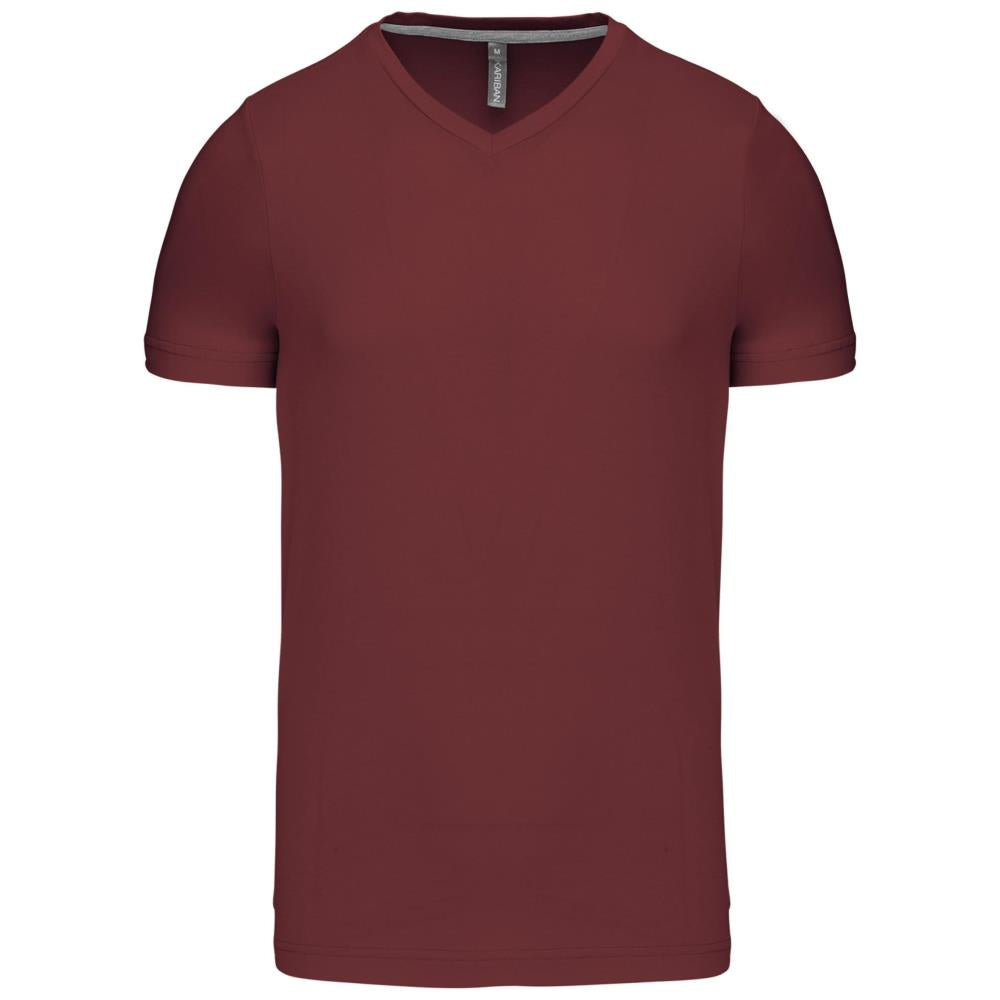 T-shirt V-hals korte mouwen