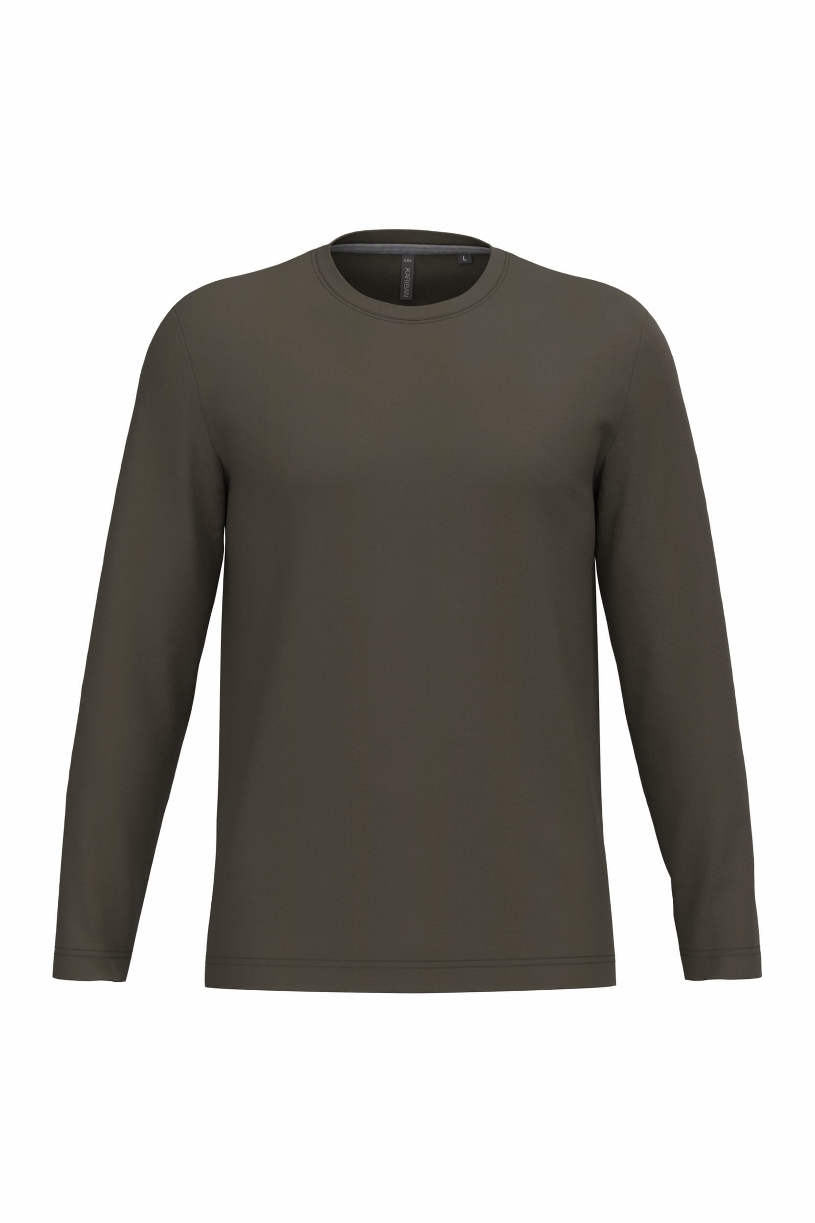 T-shirt ronde hals lange mouwen