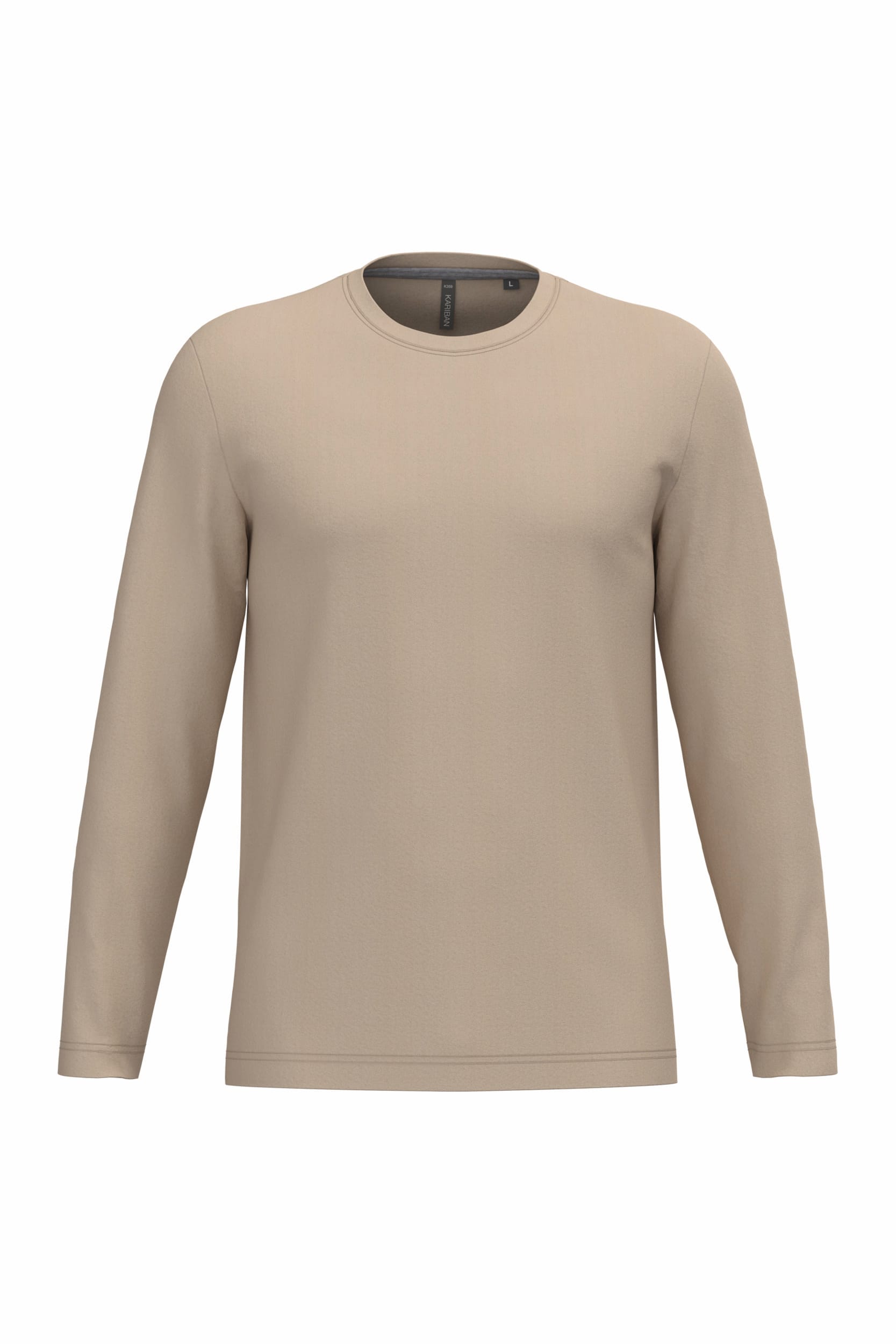 T-shirt ronde hals lange mouwen