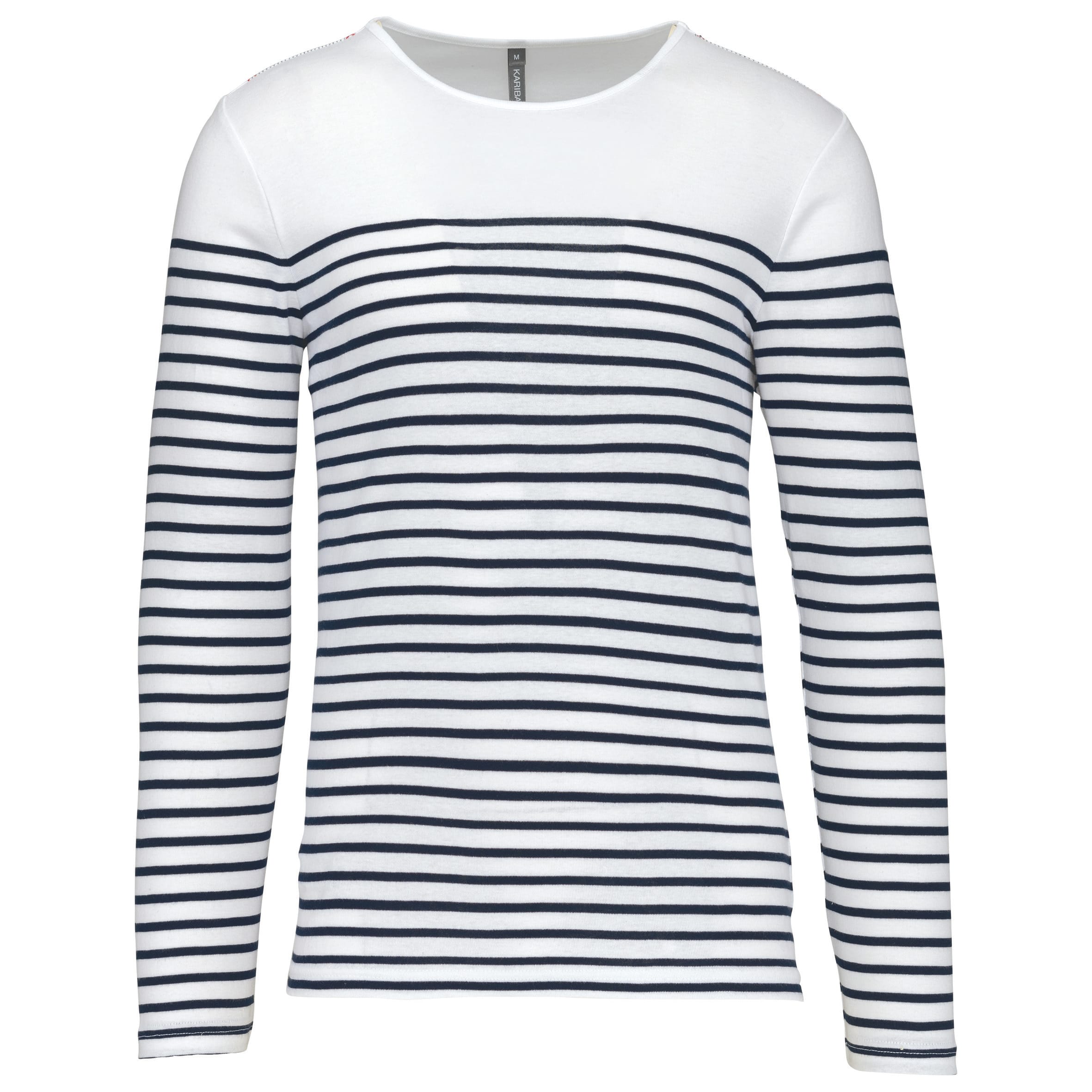 Striped men's long-sleeve t-shirt
