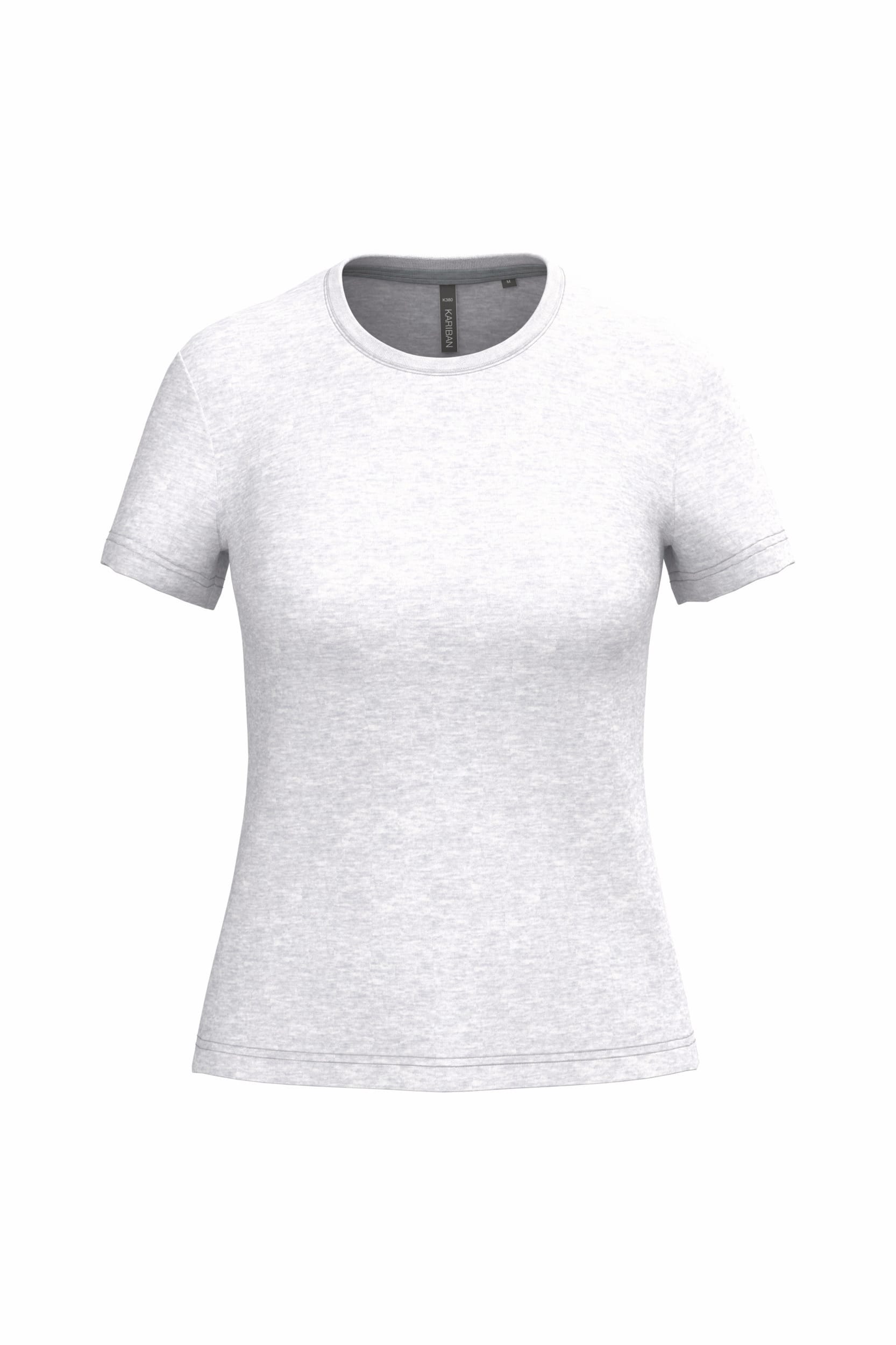 Dames T-shirt met ronde hals en korte mouwen
