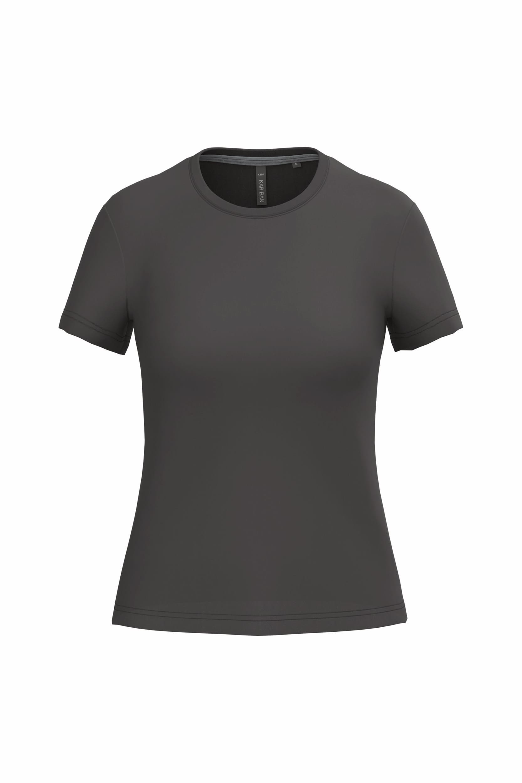 Dames T-shirt met ronde hals en korte mouwen