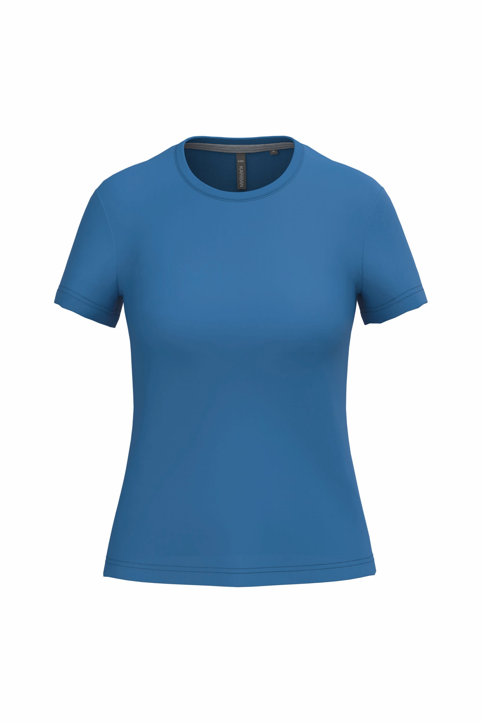 Dames T-shirt met ronde hals en korte mouwen