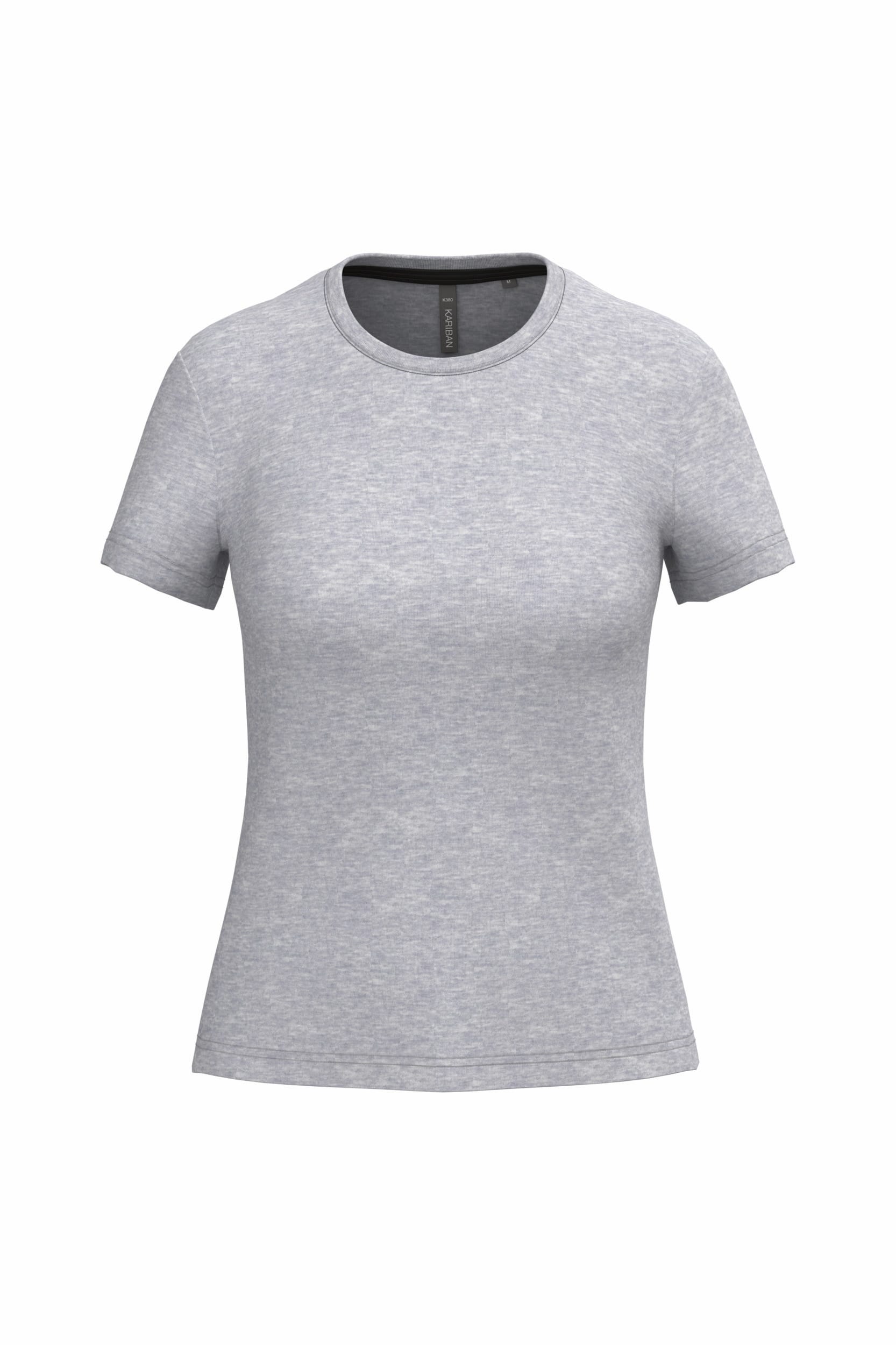 Dames T-shirt met ronde hals en korte mouwen