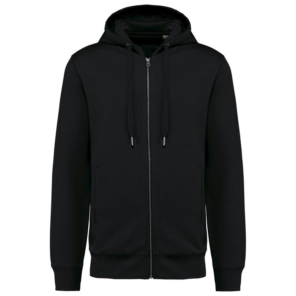 Ecologische uniseks sweatvest met capuchon