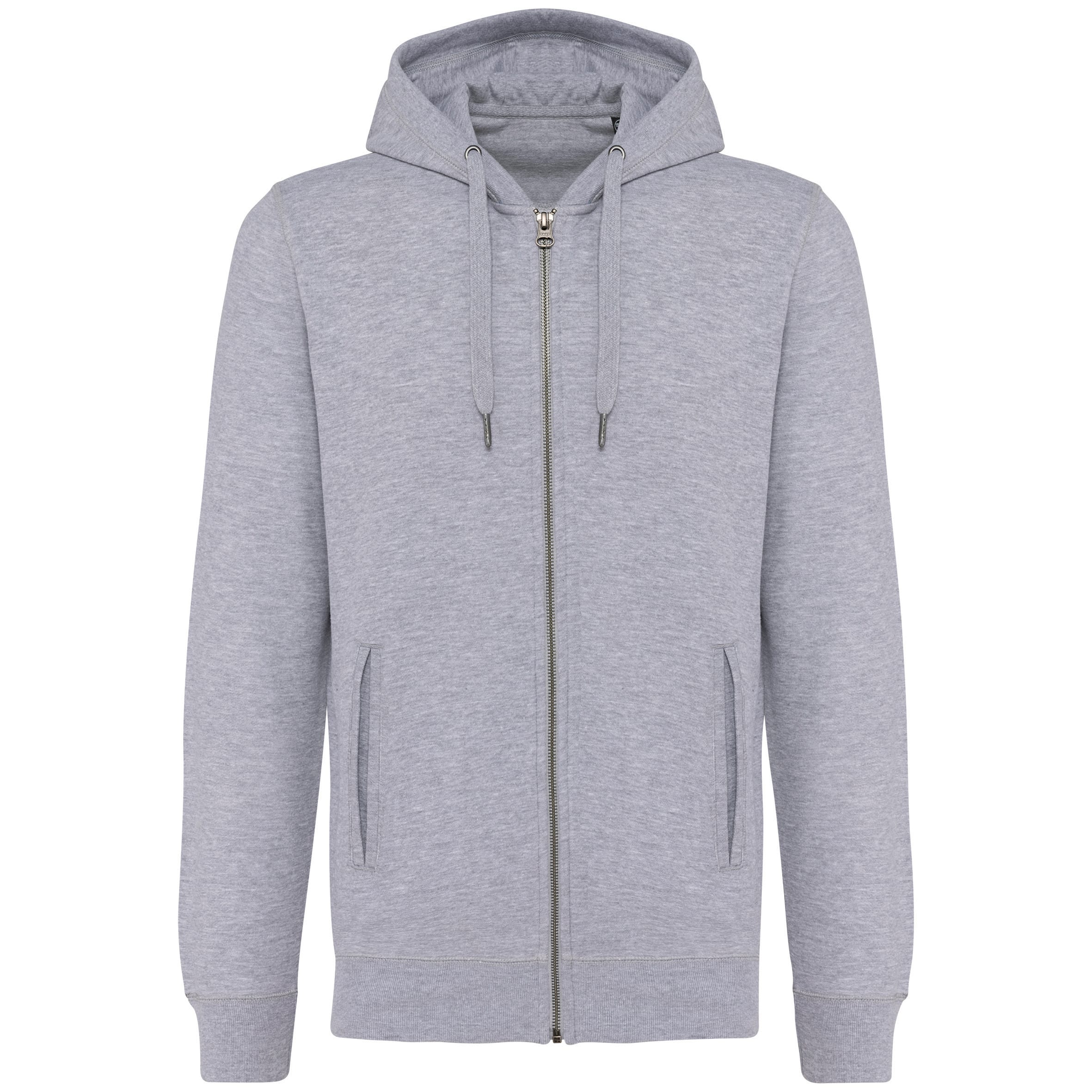 Ecologische uniseks sweatvest met capuchon
