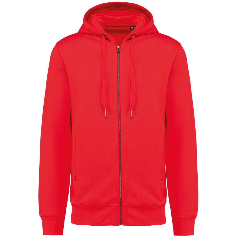 Ecologische uniseks sweatvest met capuchon