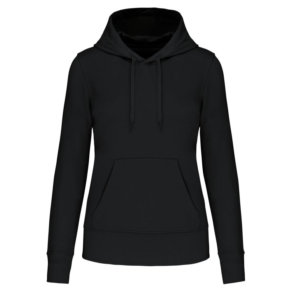 Ecologische damessweater met capuchon