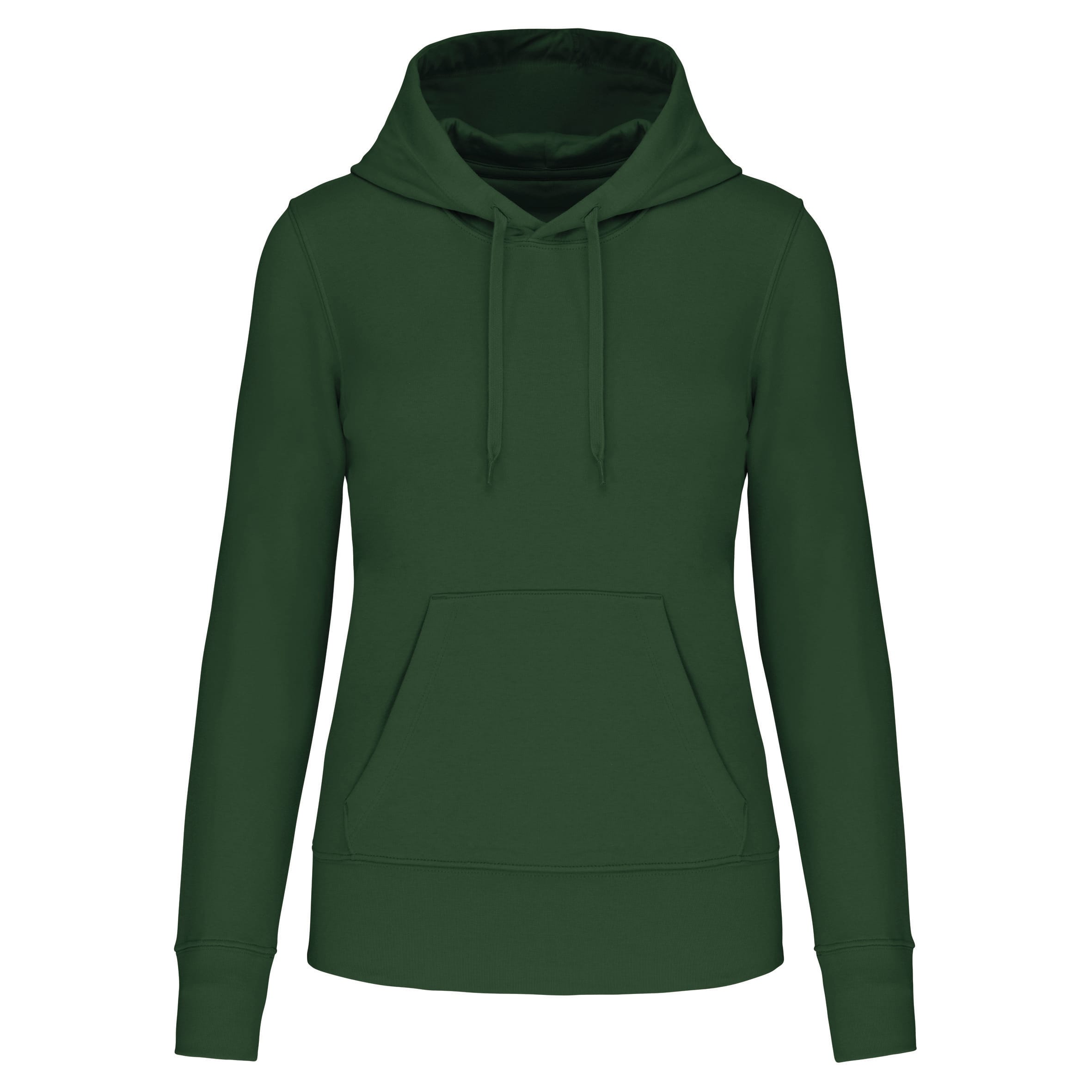 Ecologische damessweater met capuchon
