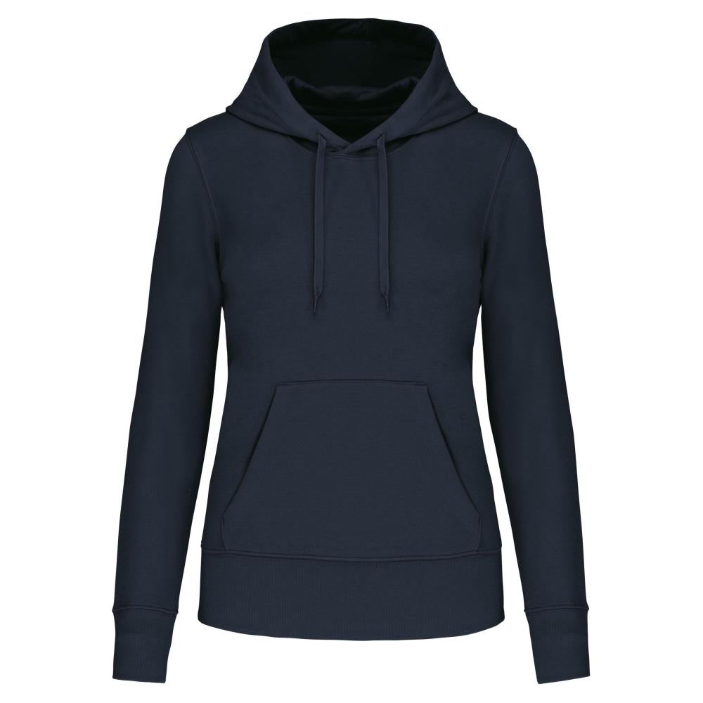Ecologische damessweater met capuchon