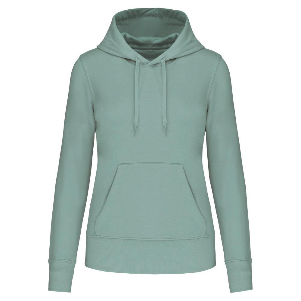 Ecologische damessweater met capuchon