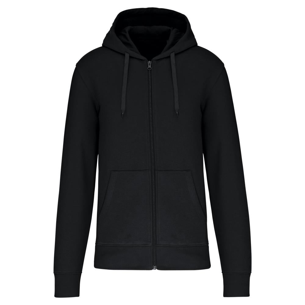 Men's ecological zip-up hoodie