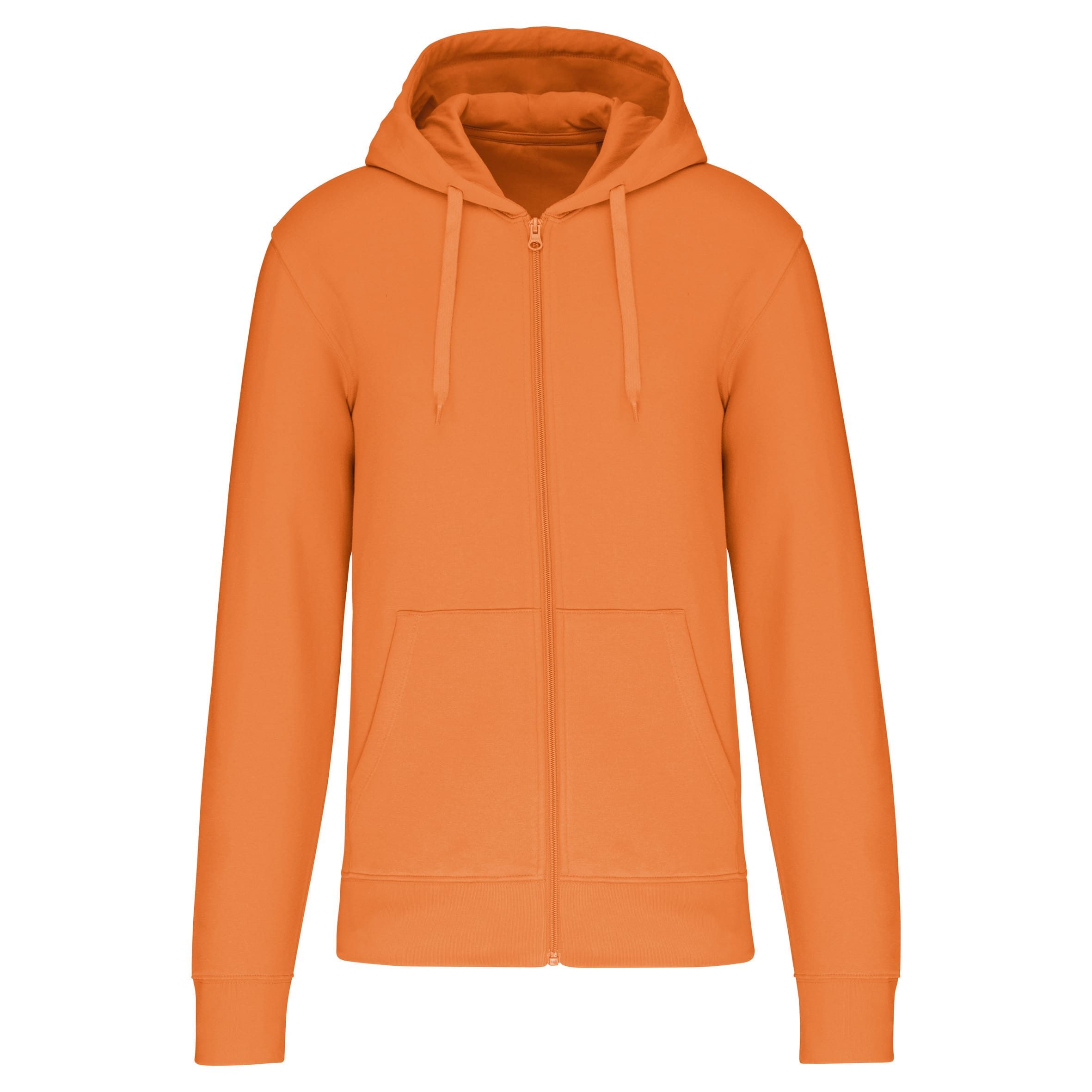 Men's ecological zip-up hoodie