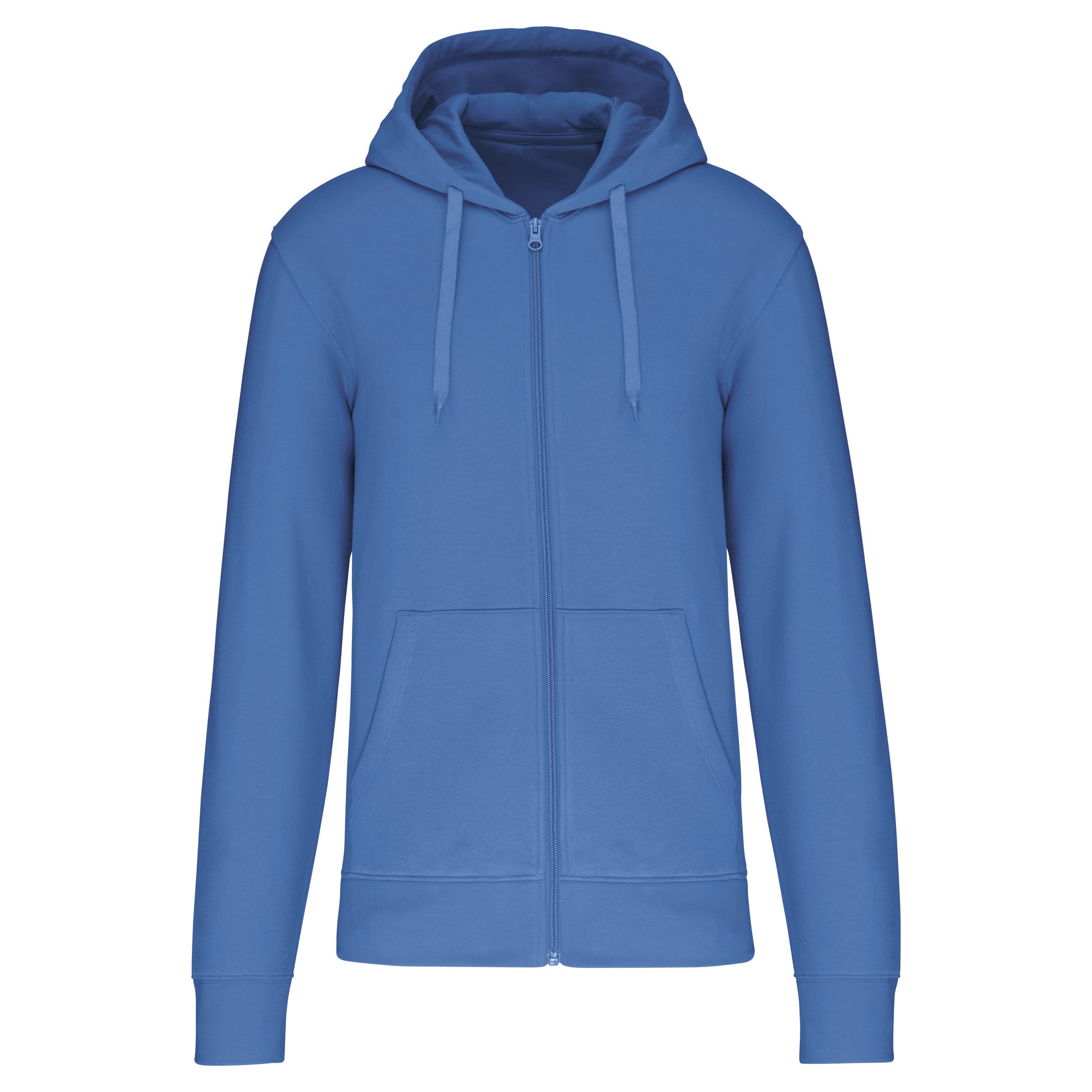 Men's ecological zip-up hoodie