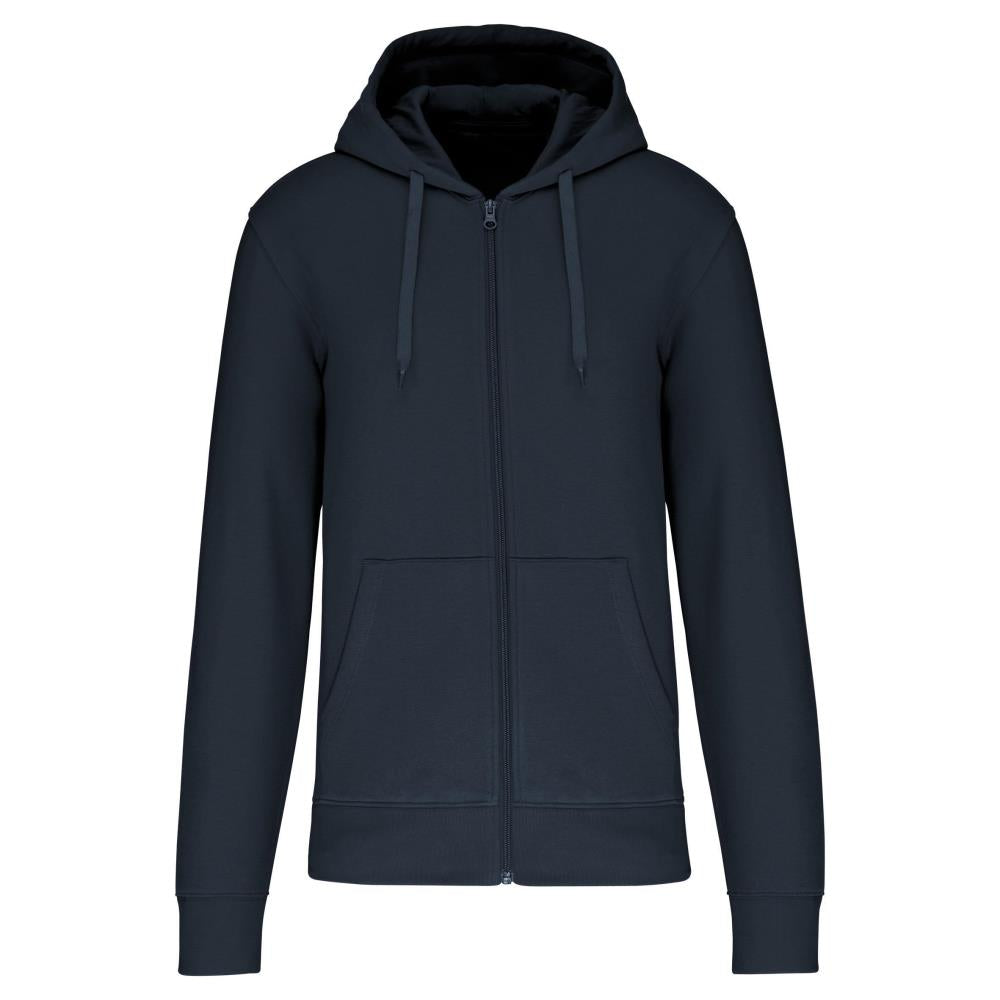 Men's ecological zip-up hoodie