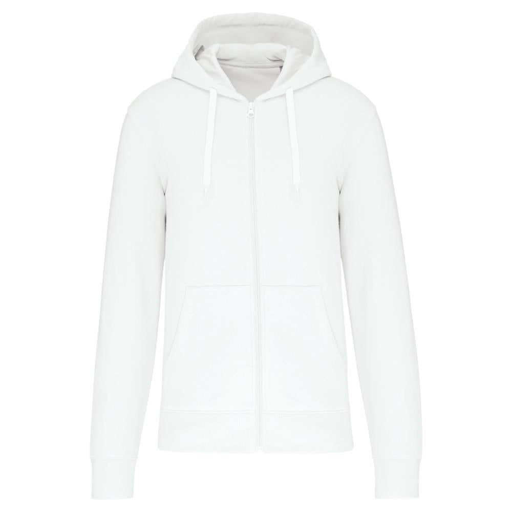 Men's ecological zip-up hoodie