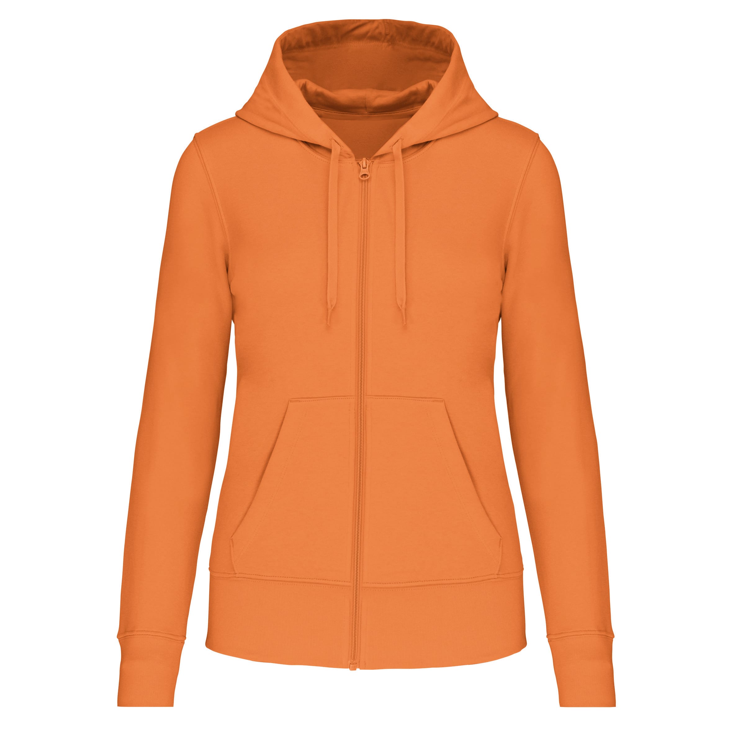 Ecologische dameshoodie met rits