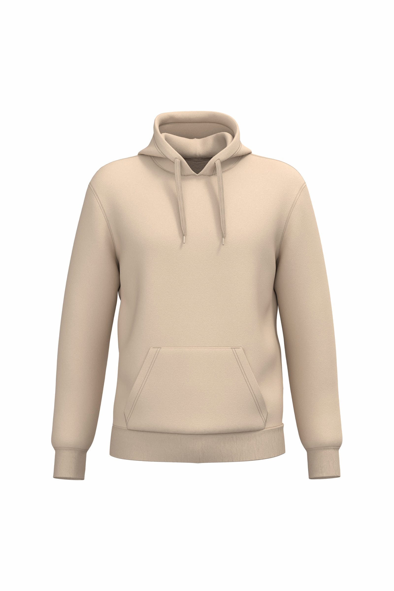 Gerecycled sweater met capuchon uniseks
