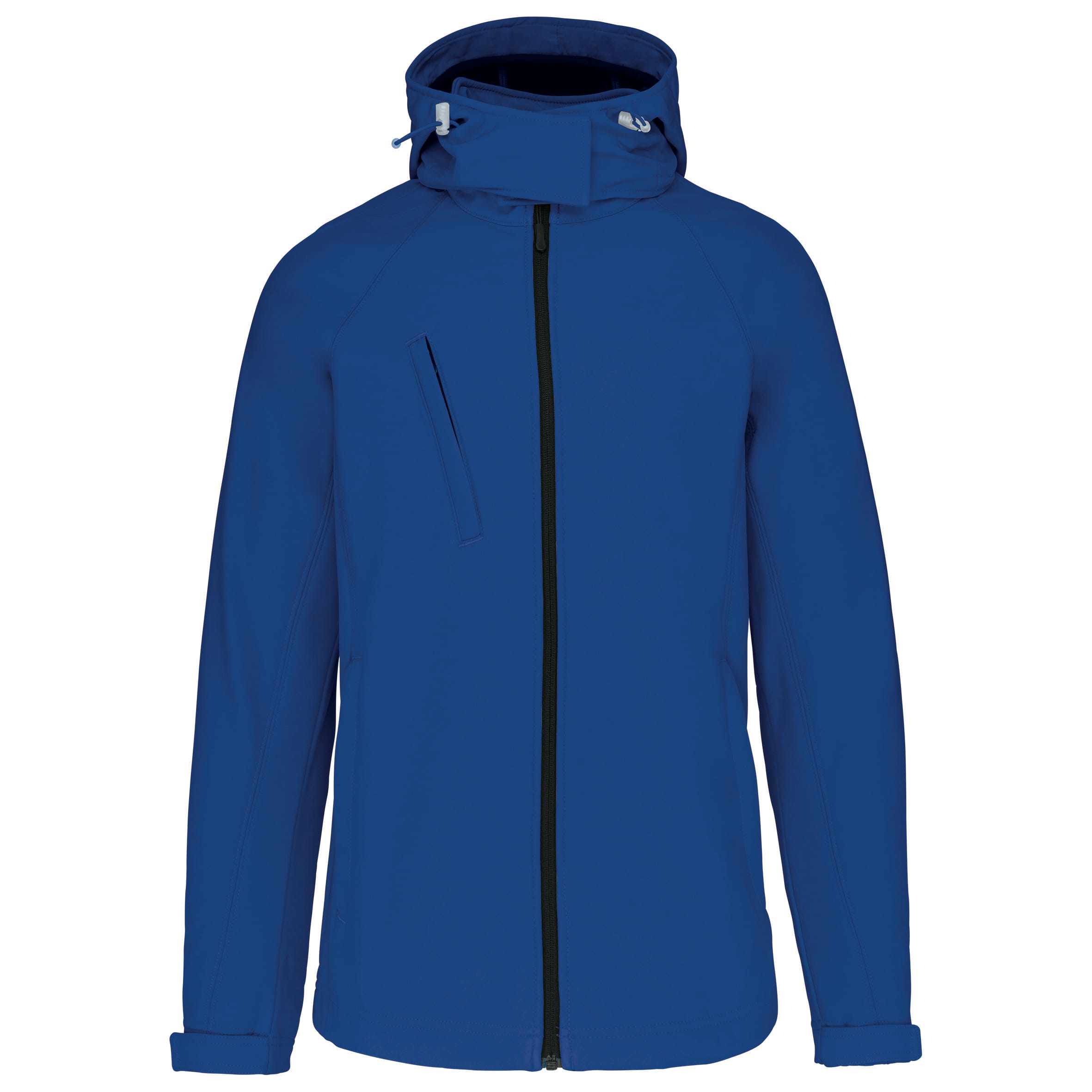 Women's softshell jacket with detachable hood