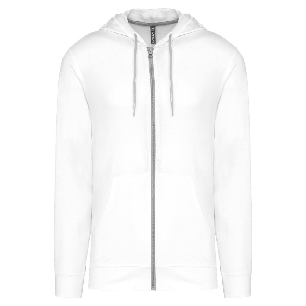 Hooded cardigan van licht katoen