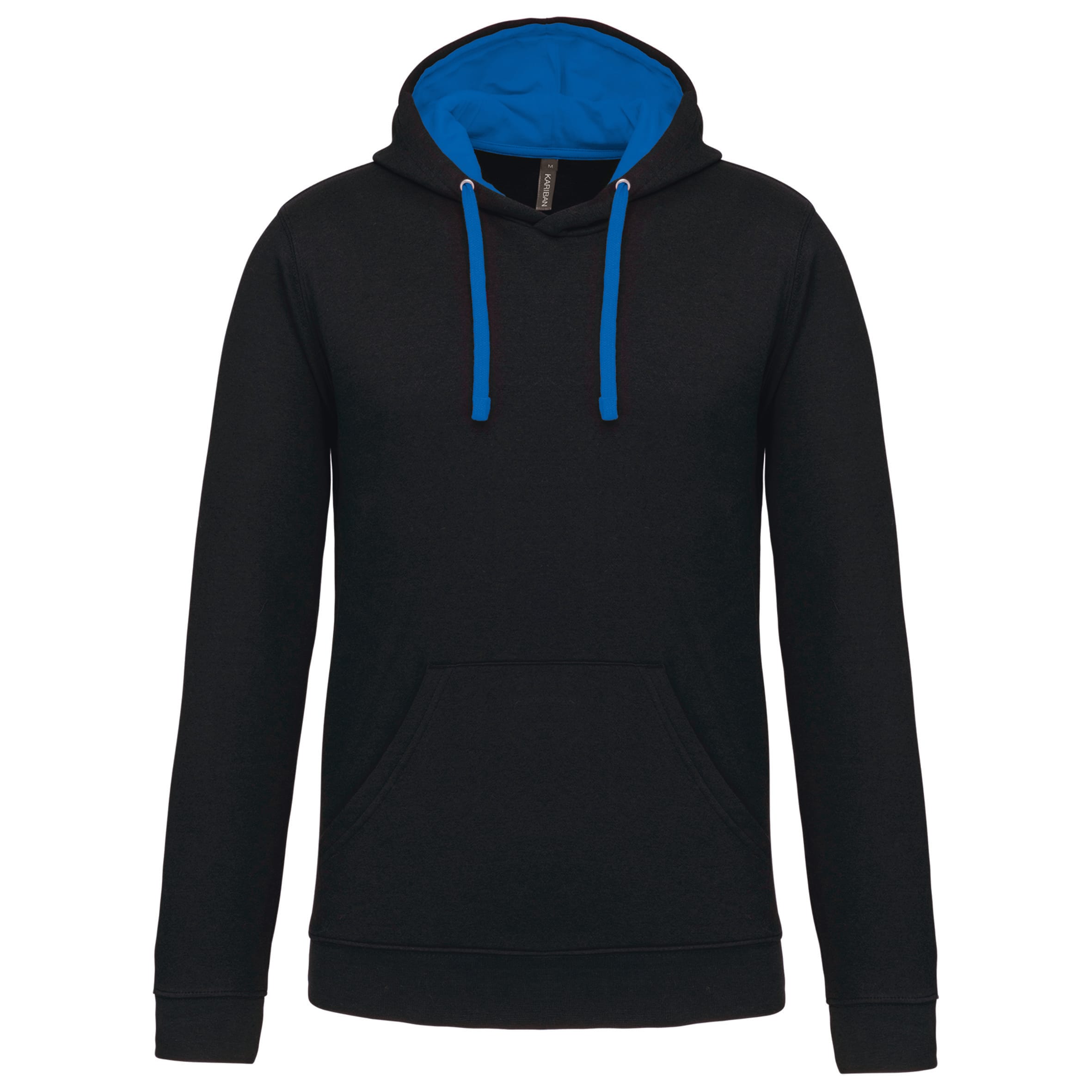 Sweater with contrasting hood