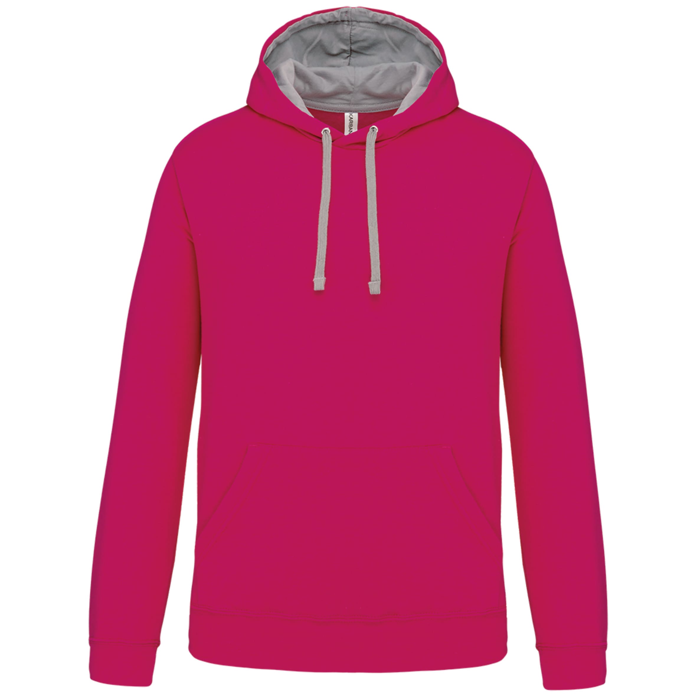 Sweater with contrasting hood
