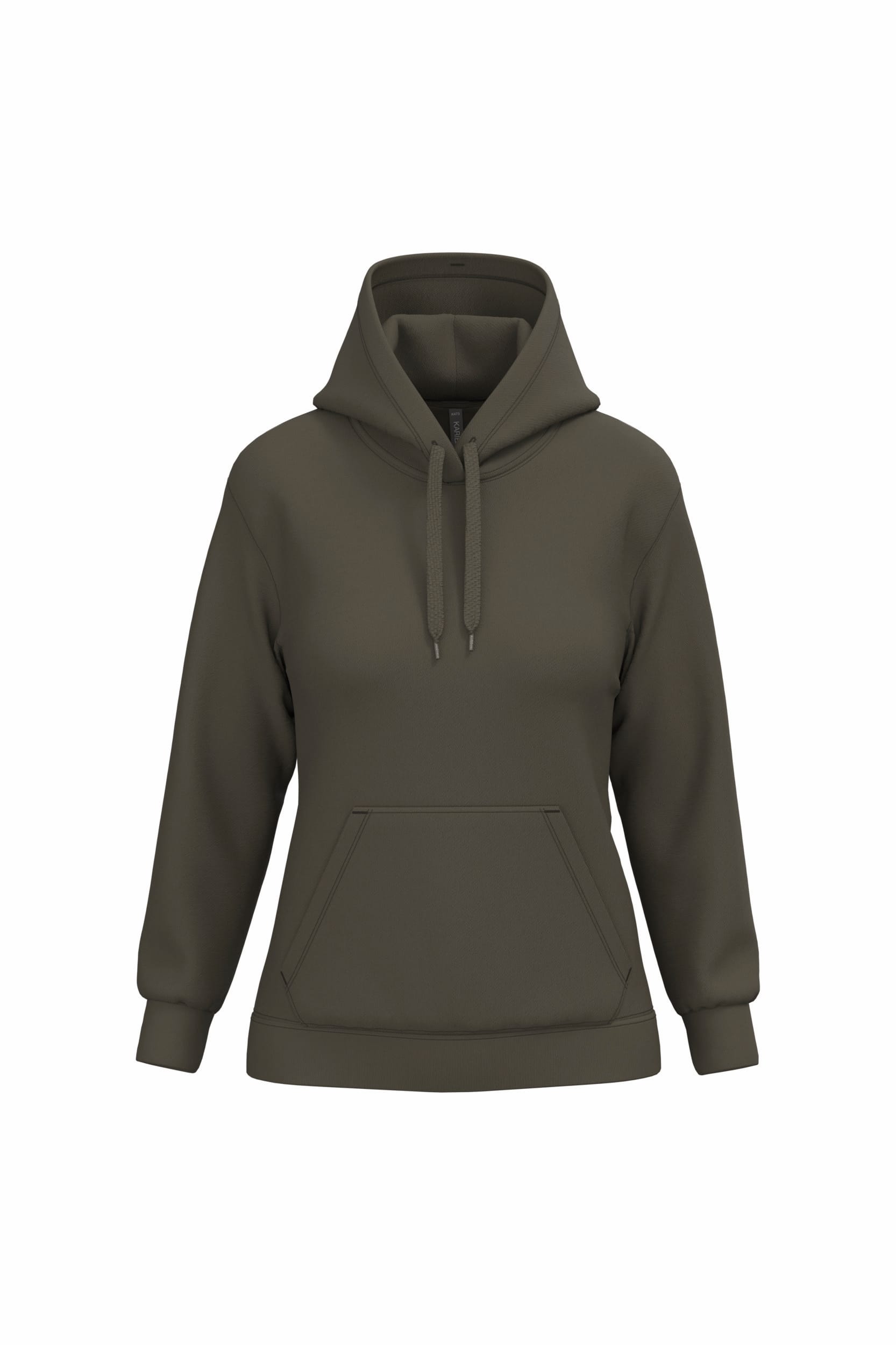 Eco damessweater met capuchon