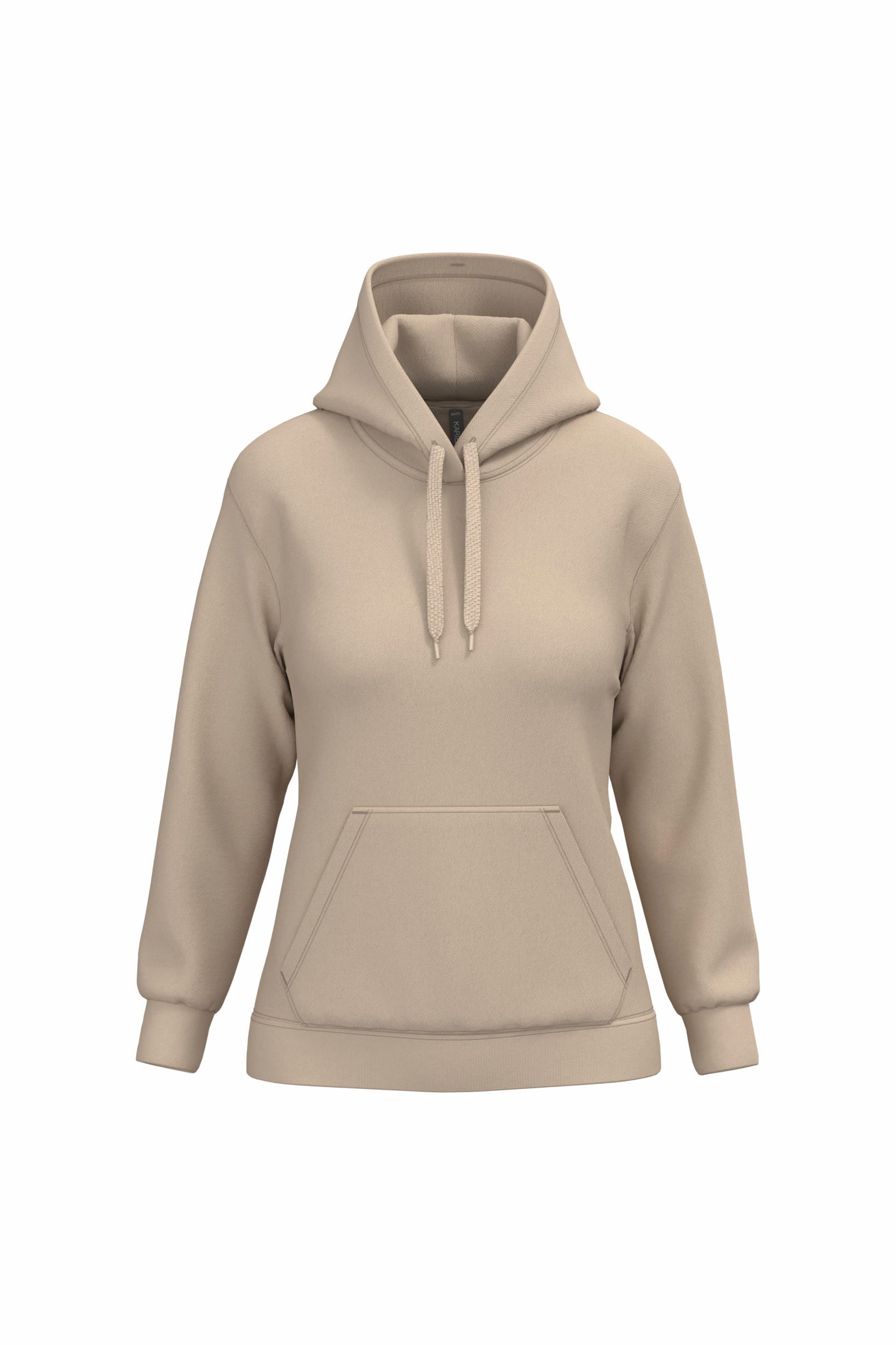 Eco damessweater met capuchon
