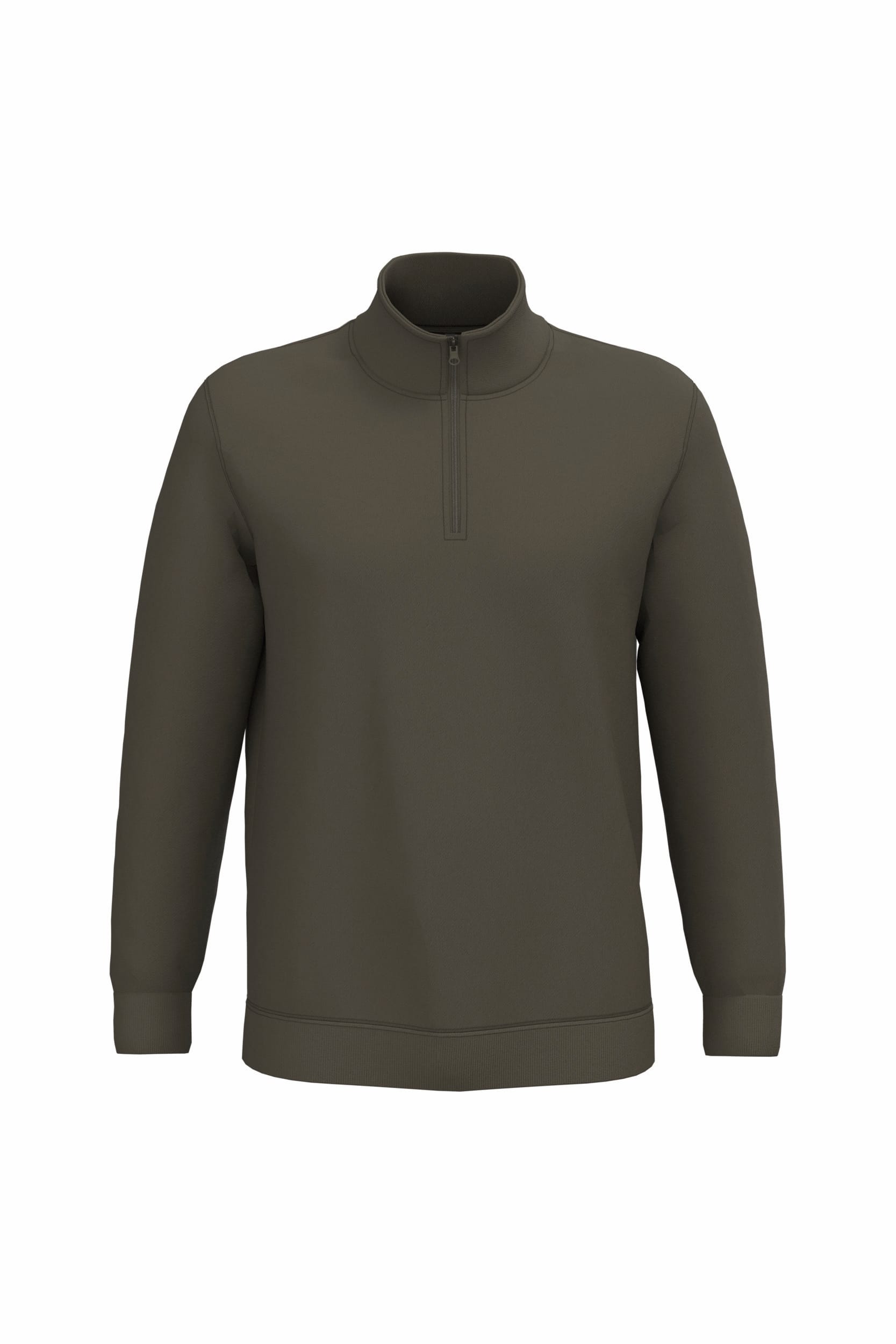 Sweater met ritskraag