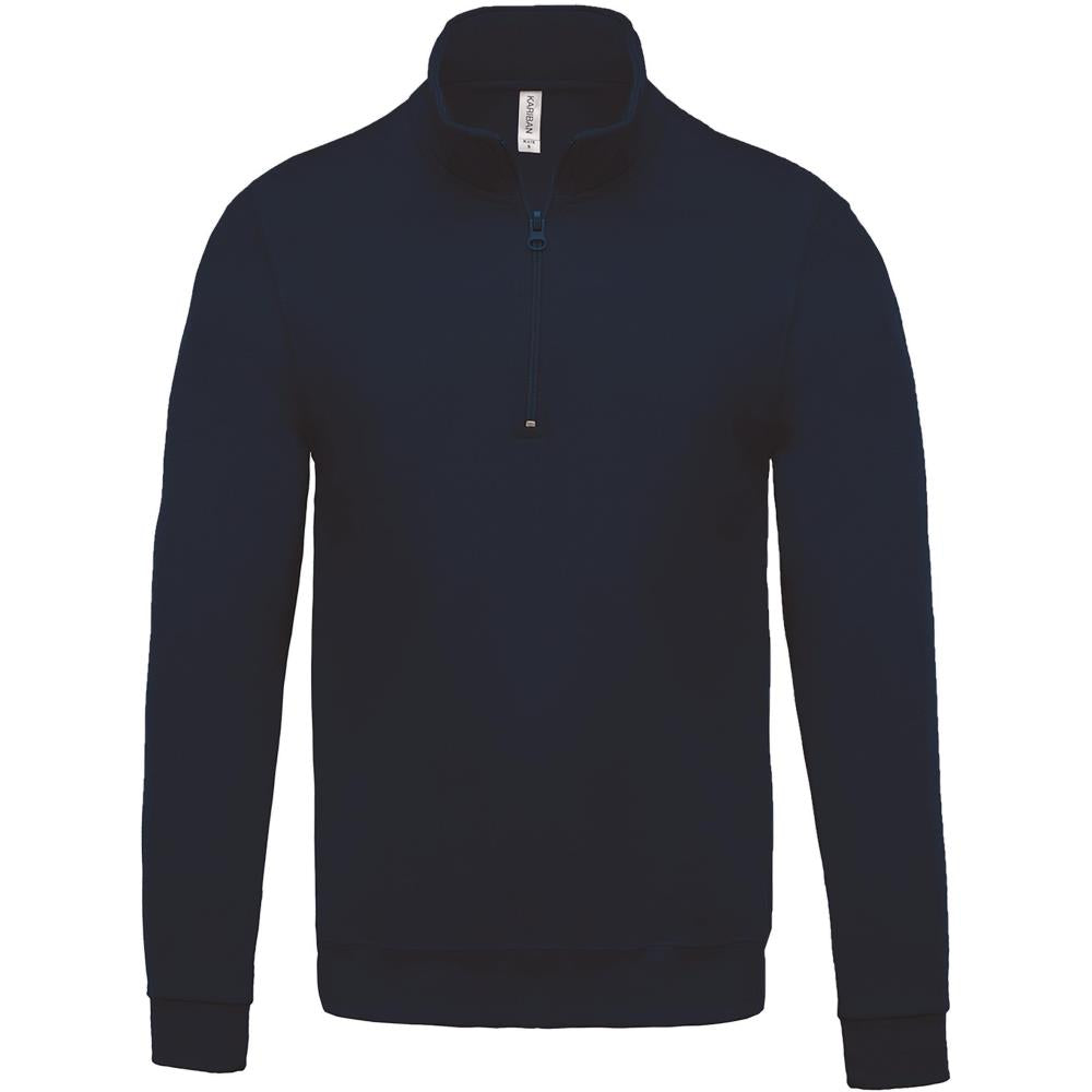 Sweater met ritskraag