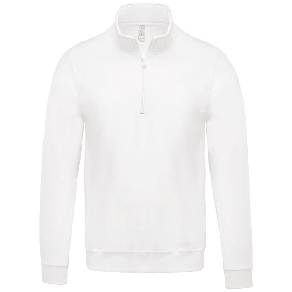 Sweater met ritskraag