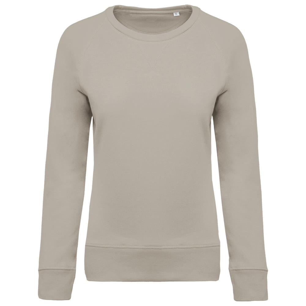 Women's sweater BIO round neck raglan sleeves