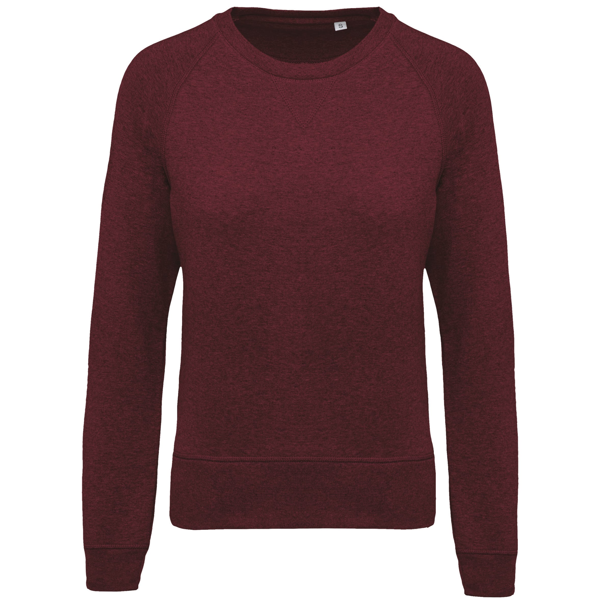 Women's sweater BIO round neck raglan sleeves