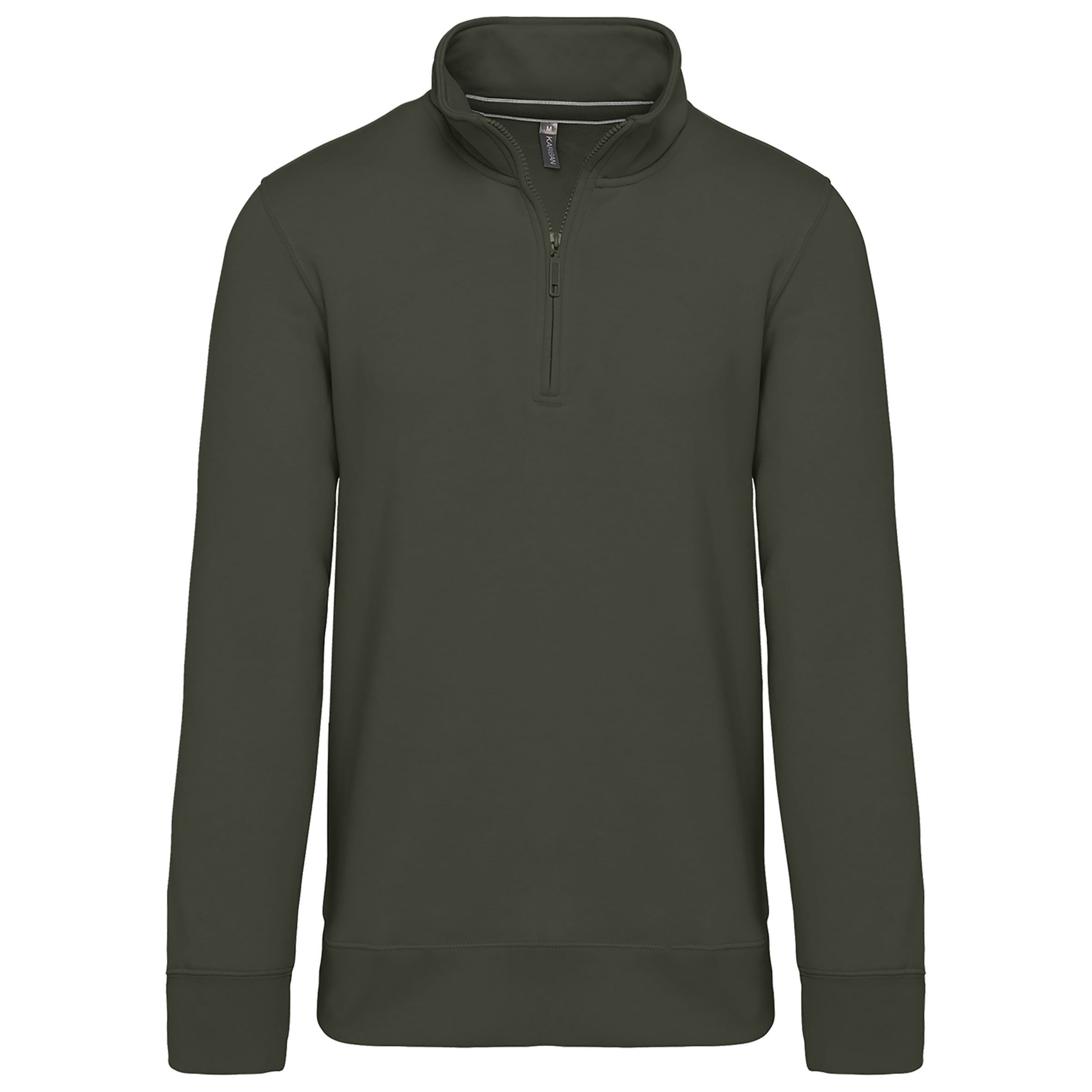 Zip-neck sweater