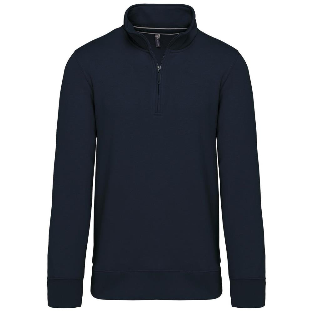 Zip-neck sweater