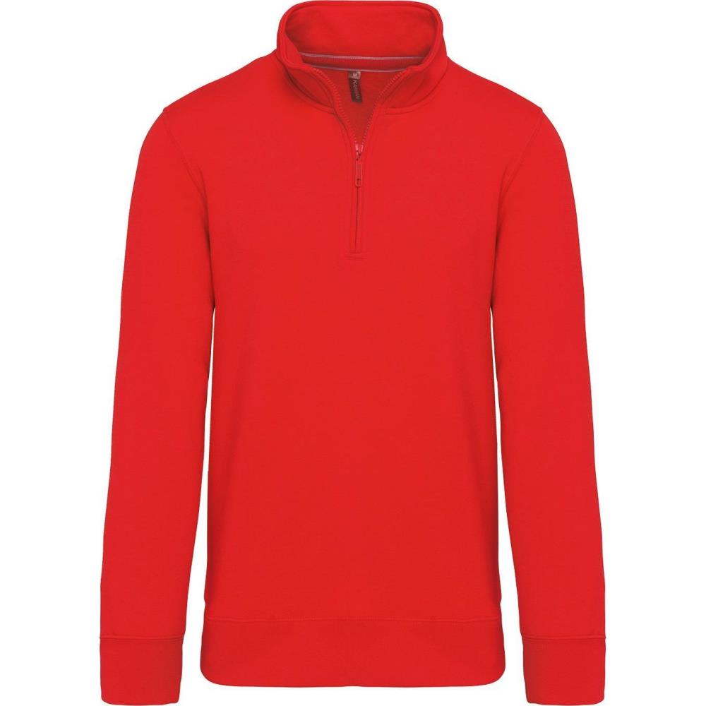 Zip-neck sweater