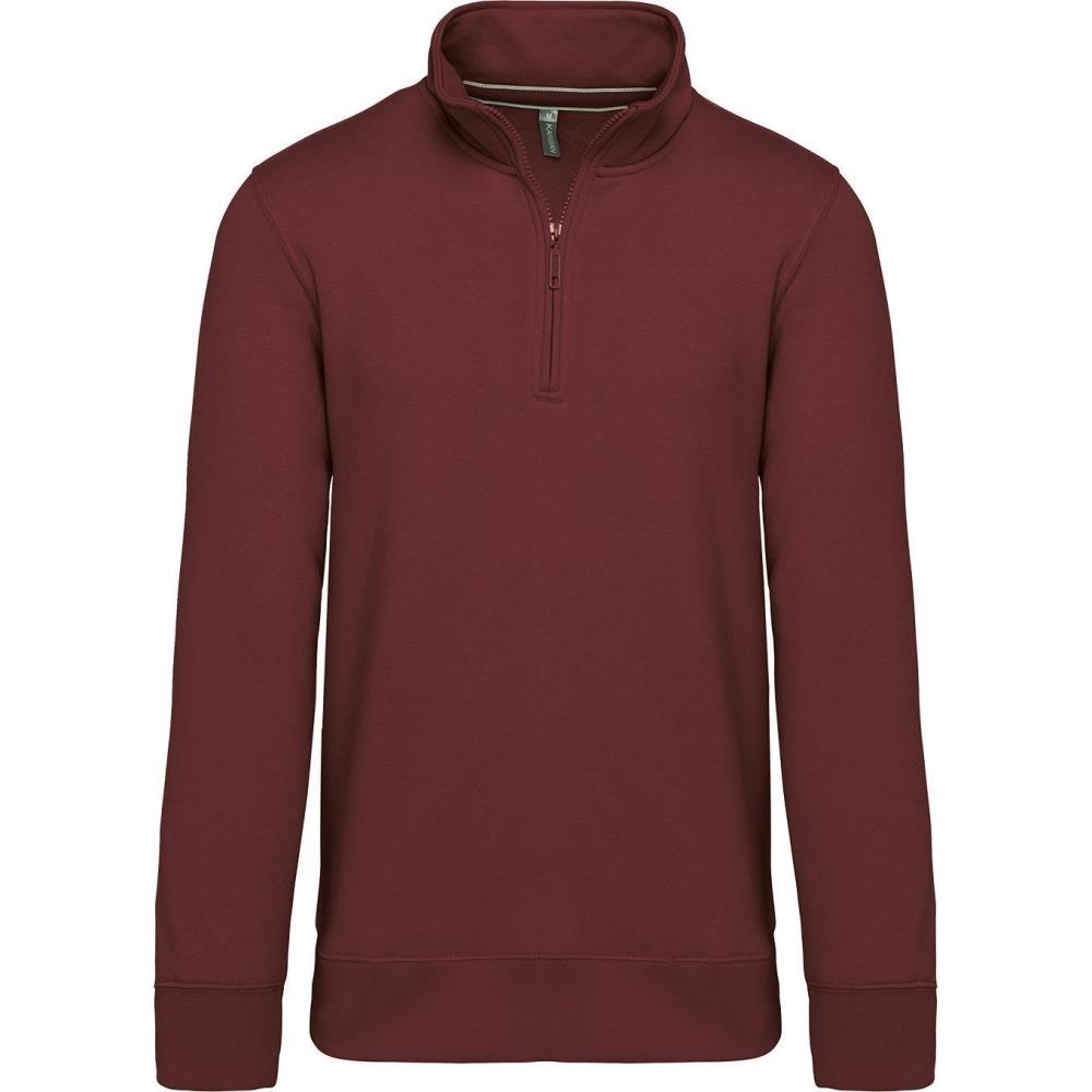 Zip-neck sweater