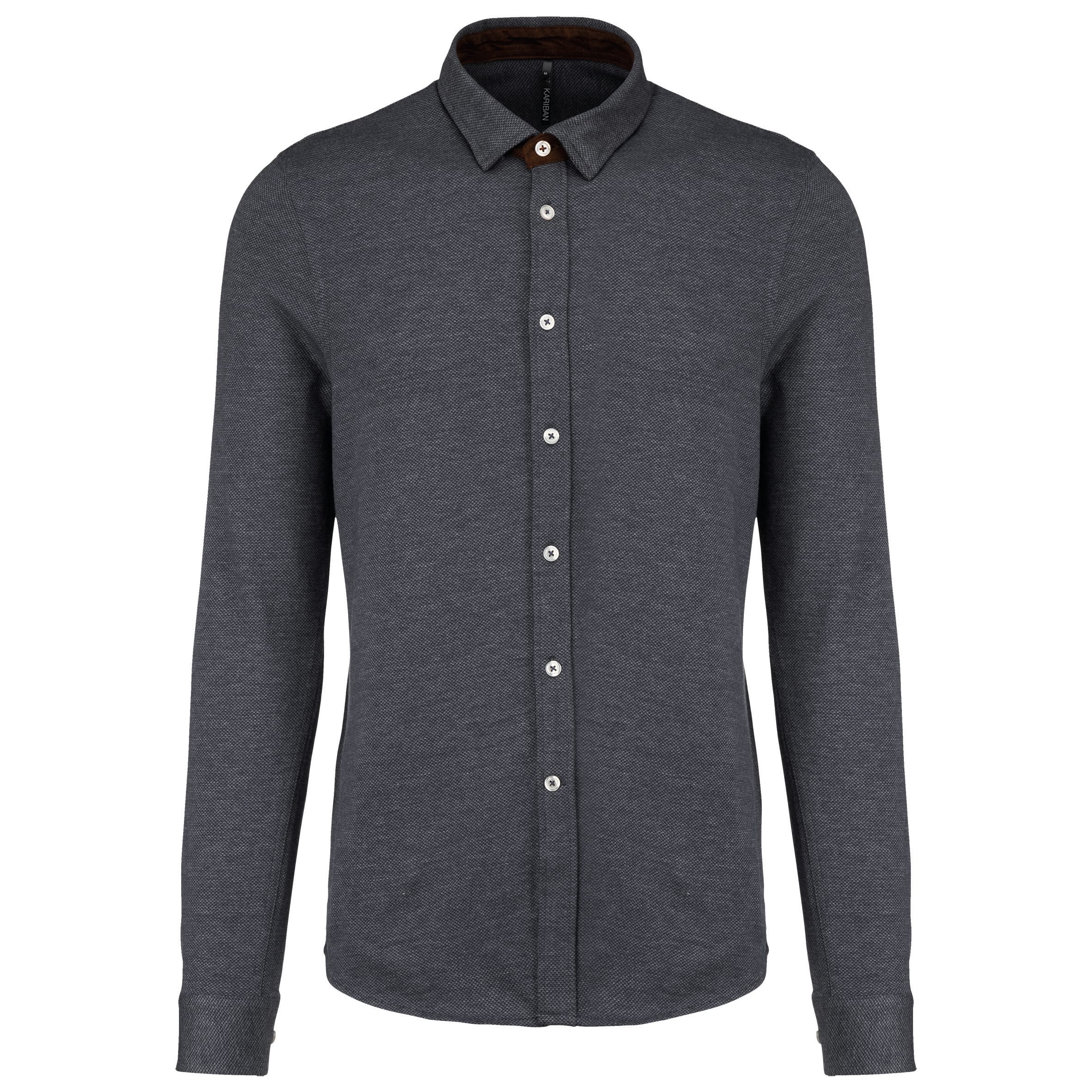 Jacquard overhemd  lange mouwen