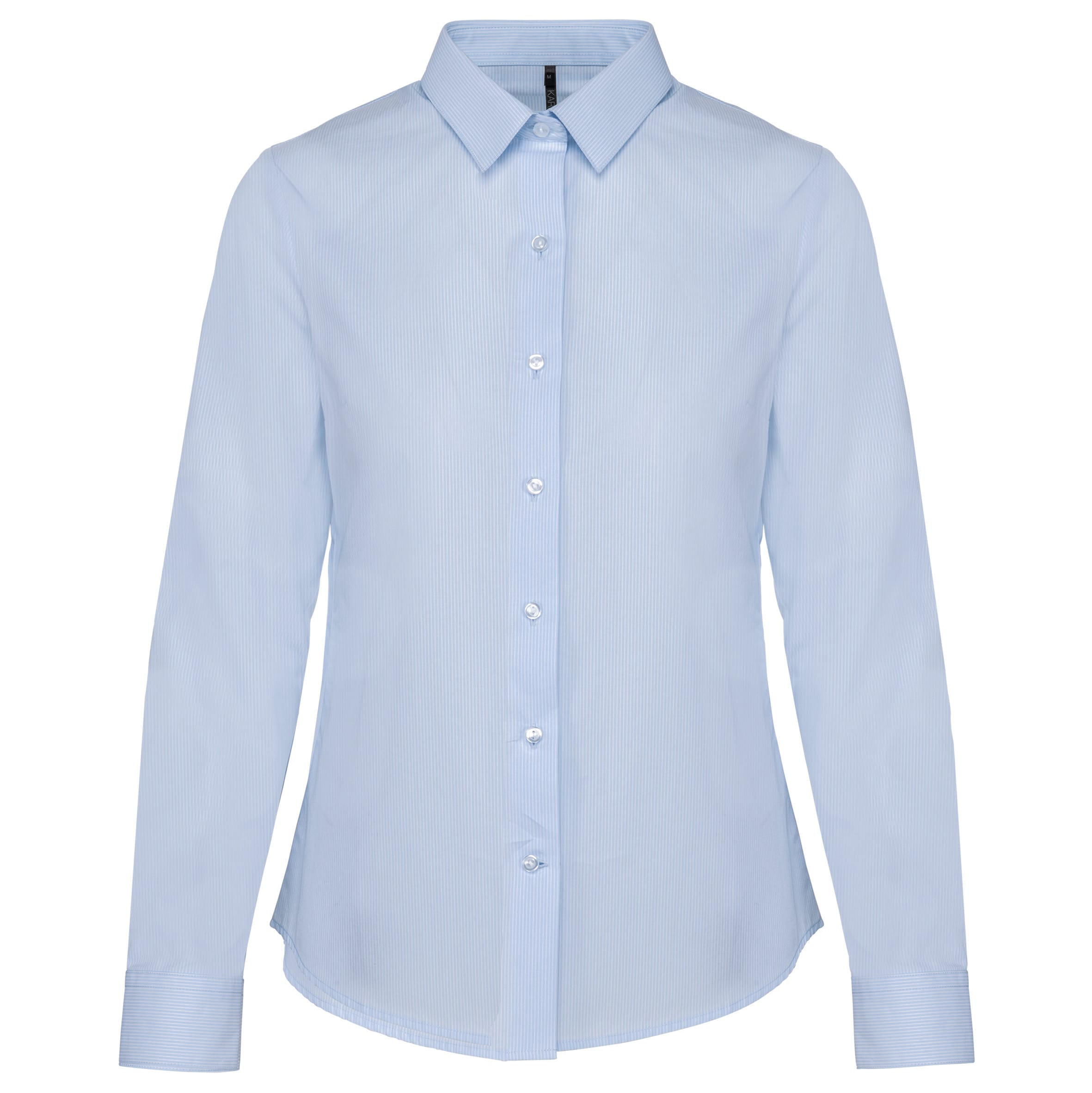 Women's long-sleeved poplin shirt