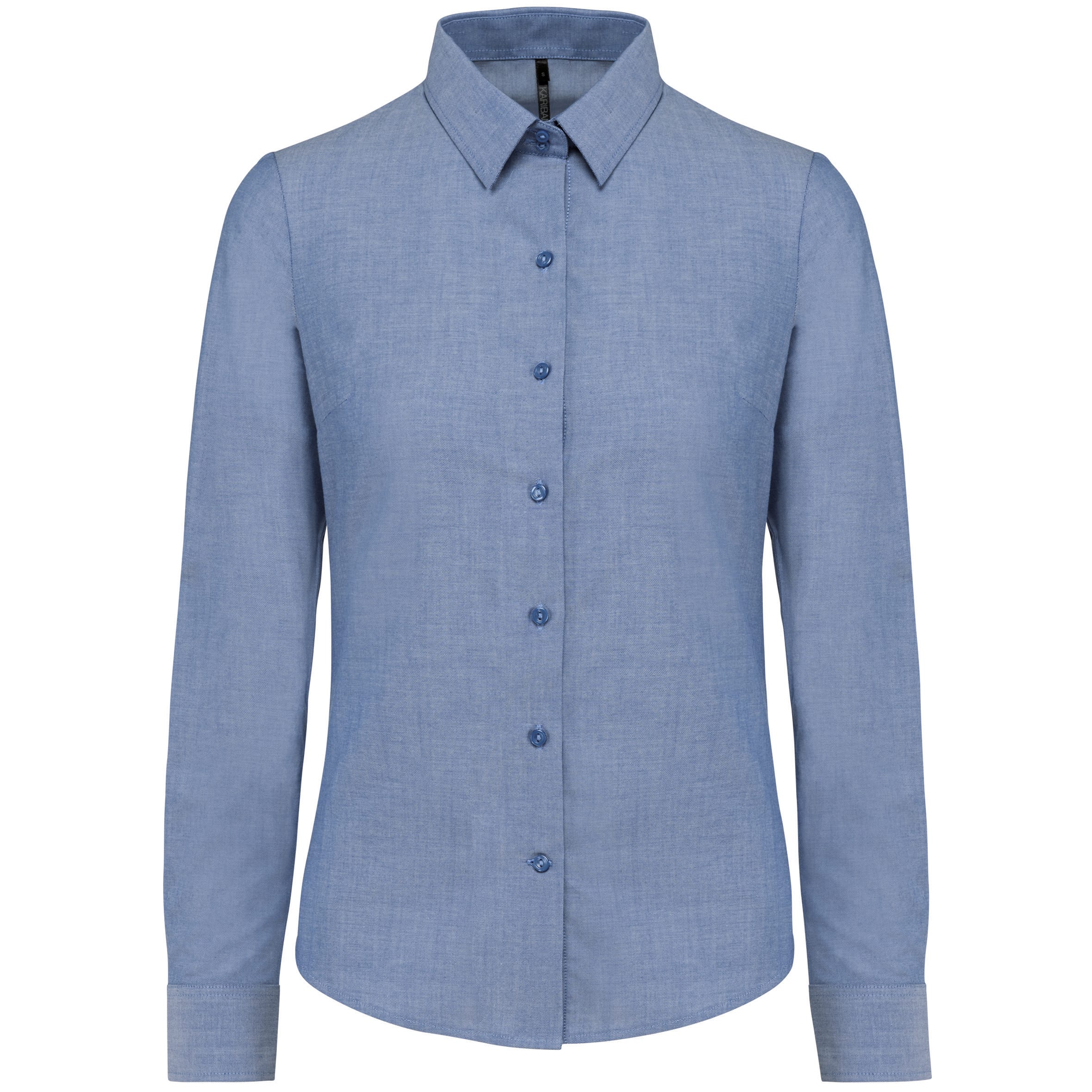 Dames Oxford blouse lange mouwen