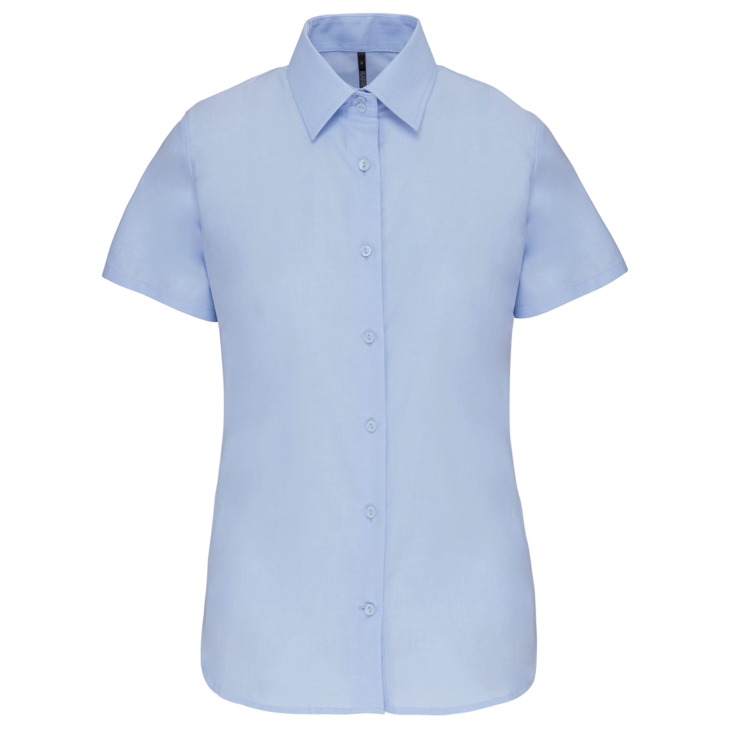 Dames Oxford blouse korte mouwen