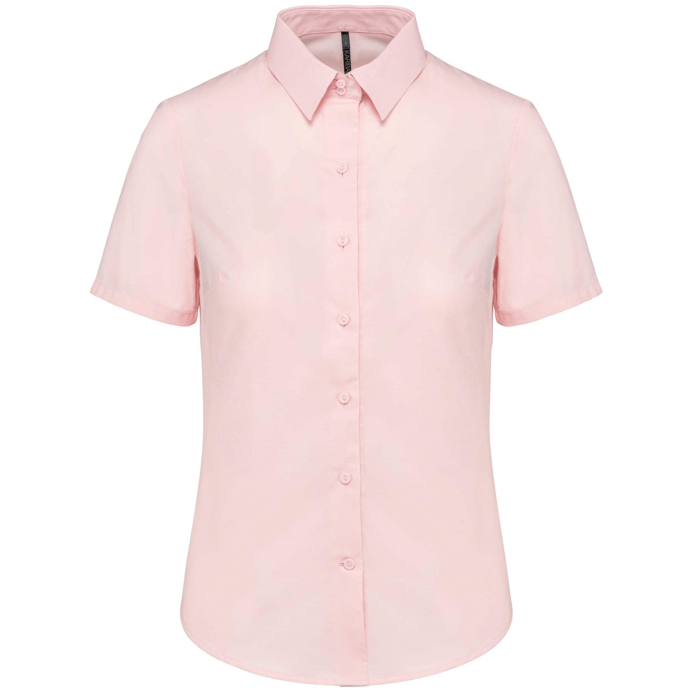 Dames Oxford blouse korte mouwen