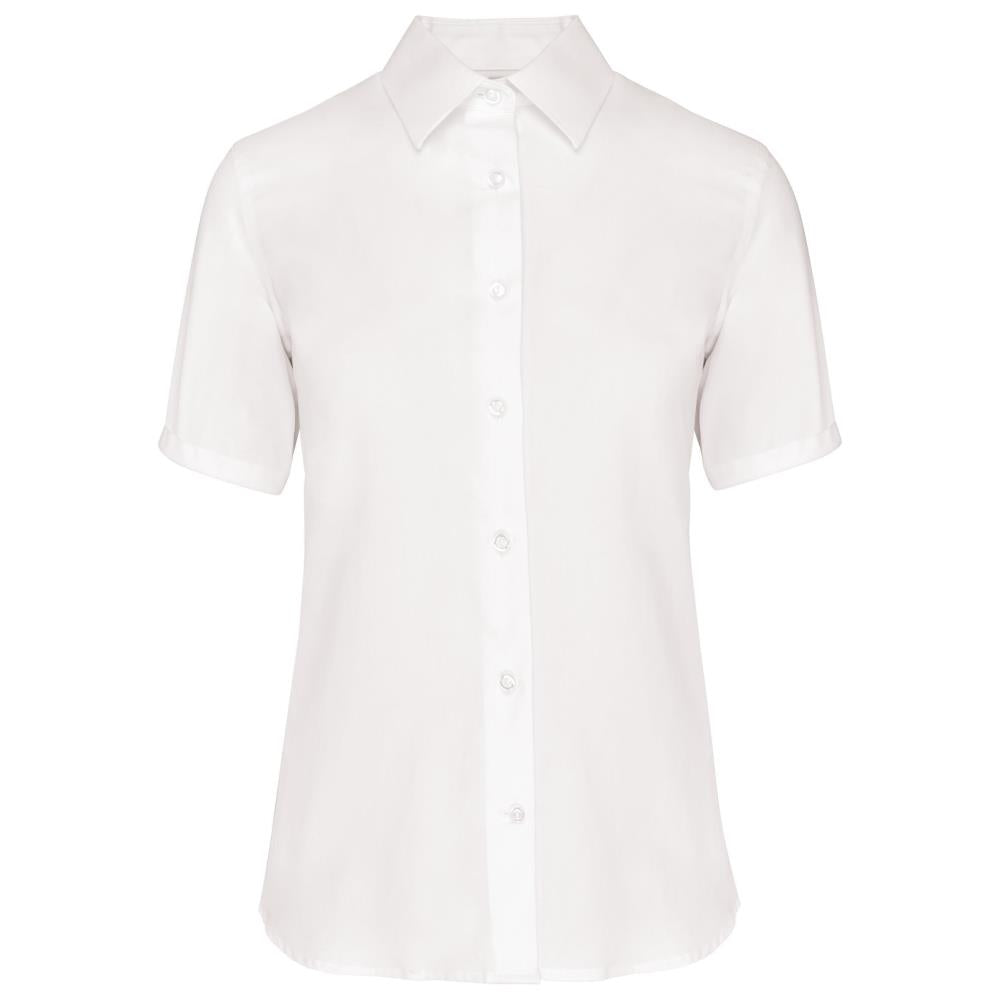 Dames non-iron blouse korte mouwen