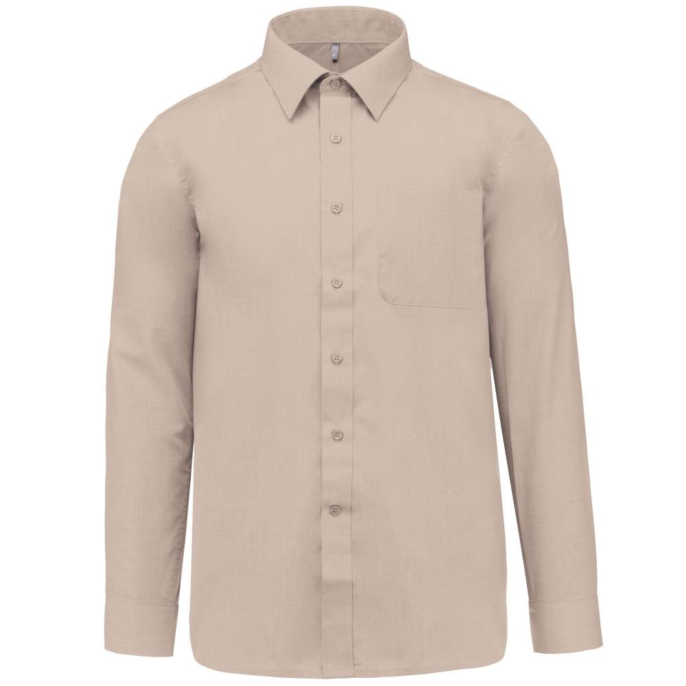 Men's easy-care polycotton poplin shirt