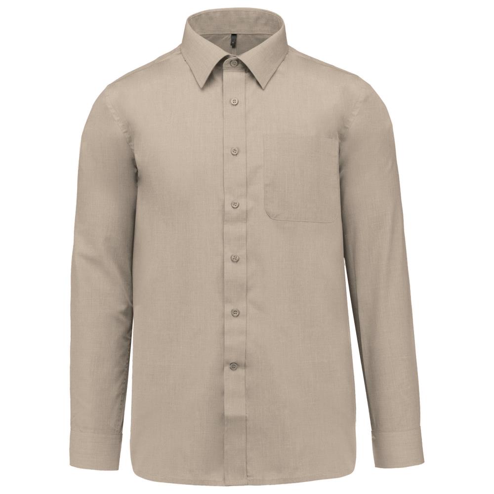 Men's easy-care polycotton poplin shirt