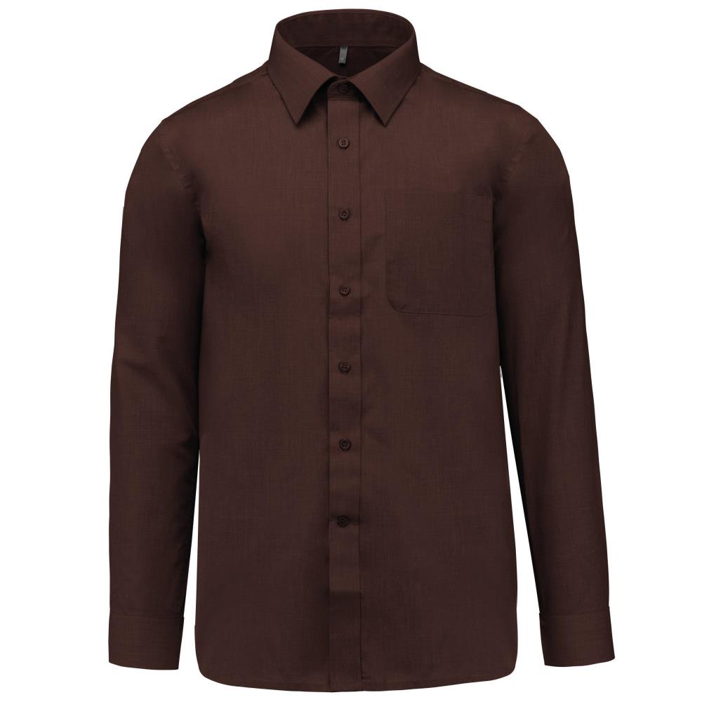 Men's easy-care polycotton poplin shirt