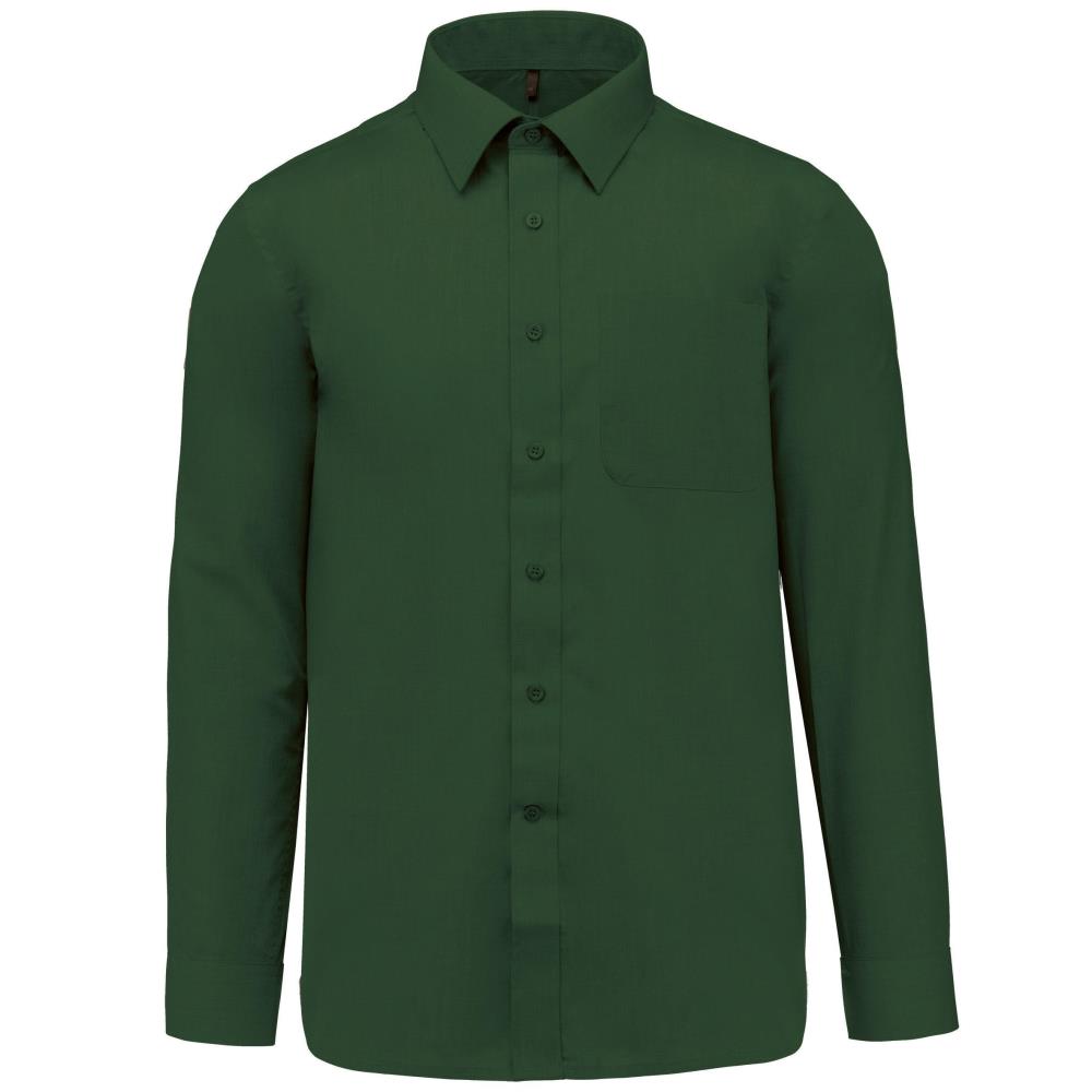 Men's easy-care polycotton poplin shirt