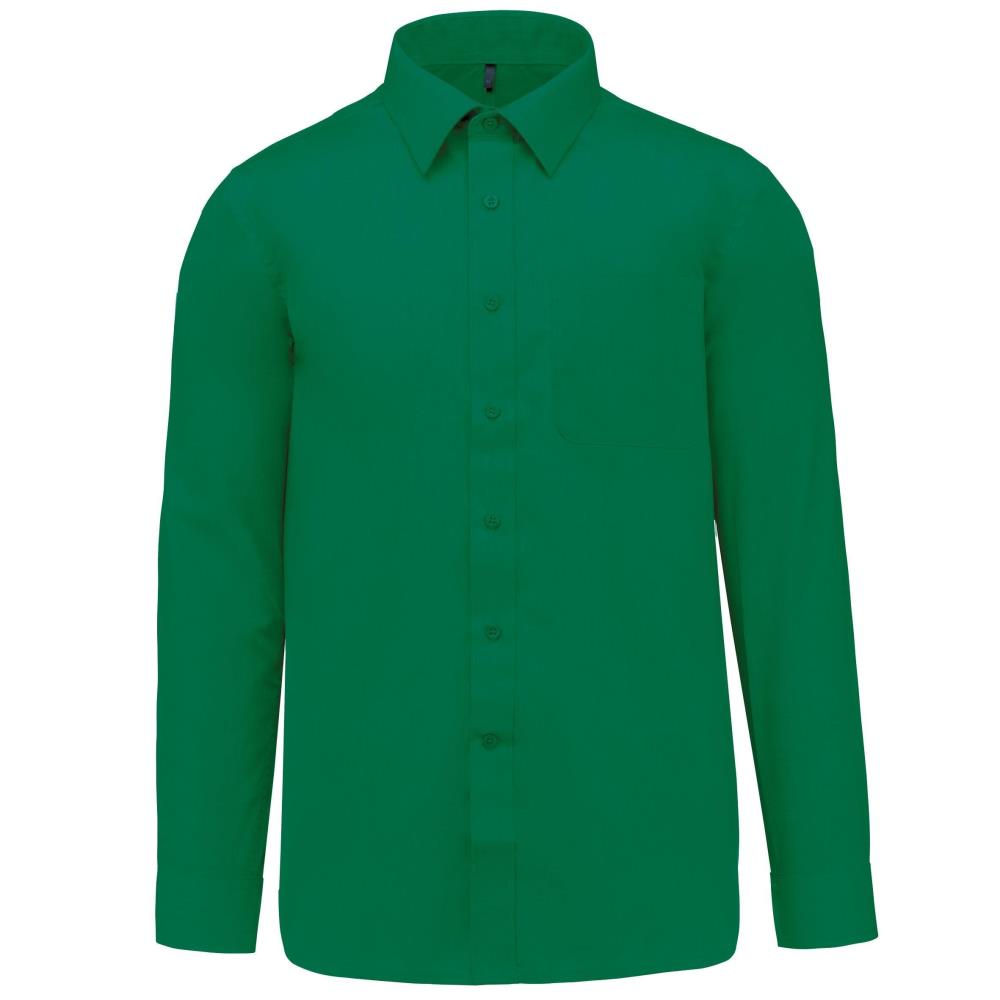 Men's easy-care polycotton poplin shirt