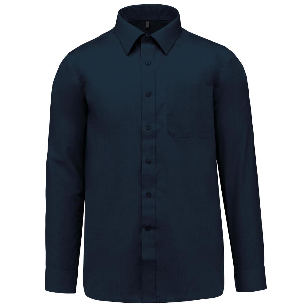 Men's easy-care polycotton poplin shirt