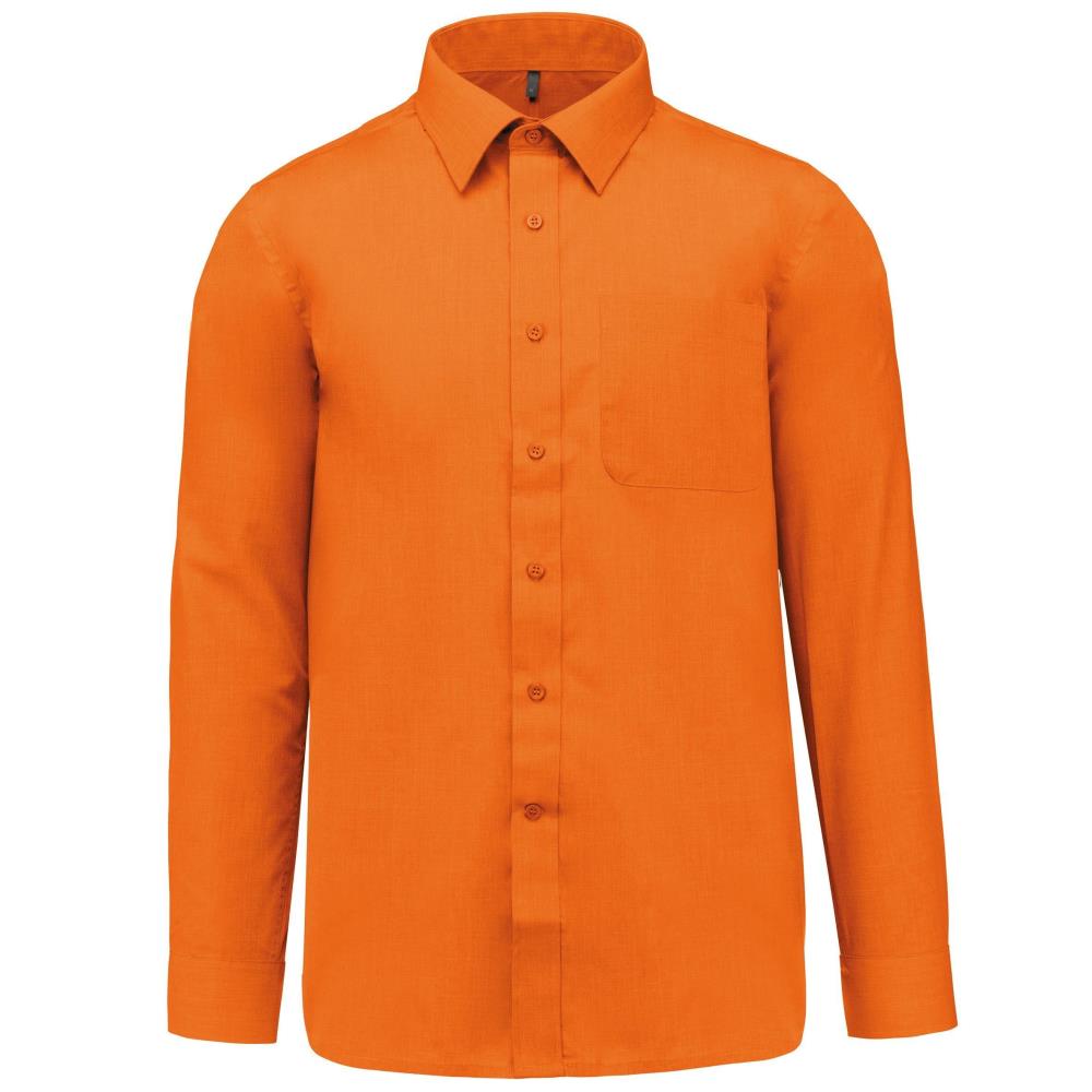 Men's easy-care polycotton poplin shirt